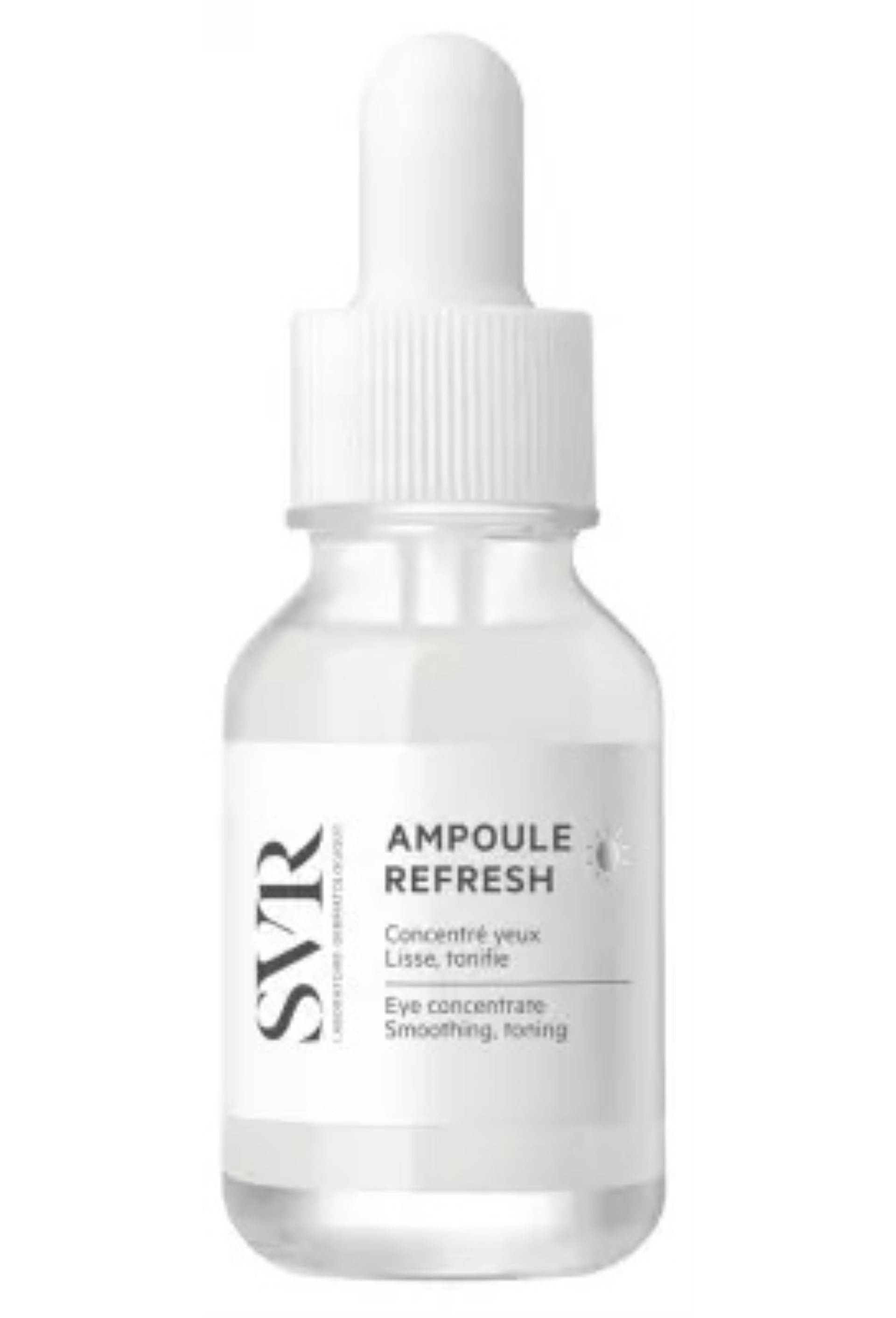 Ampoule refresh jour concentr&eacute; yeux lissant et tonifiant, Transparent, large image number 0.0
