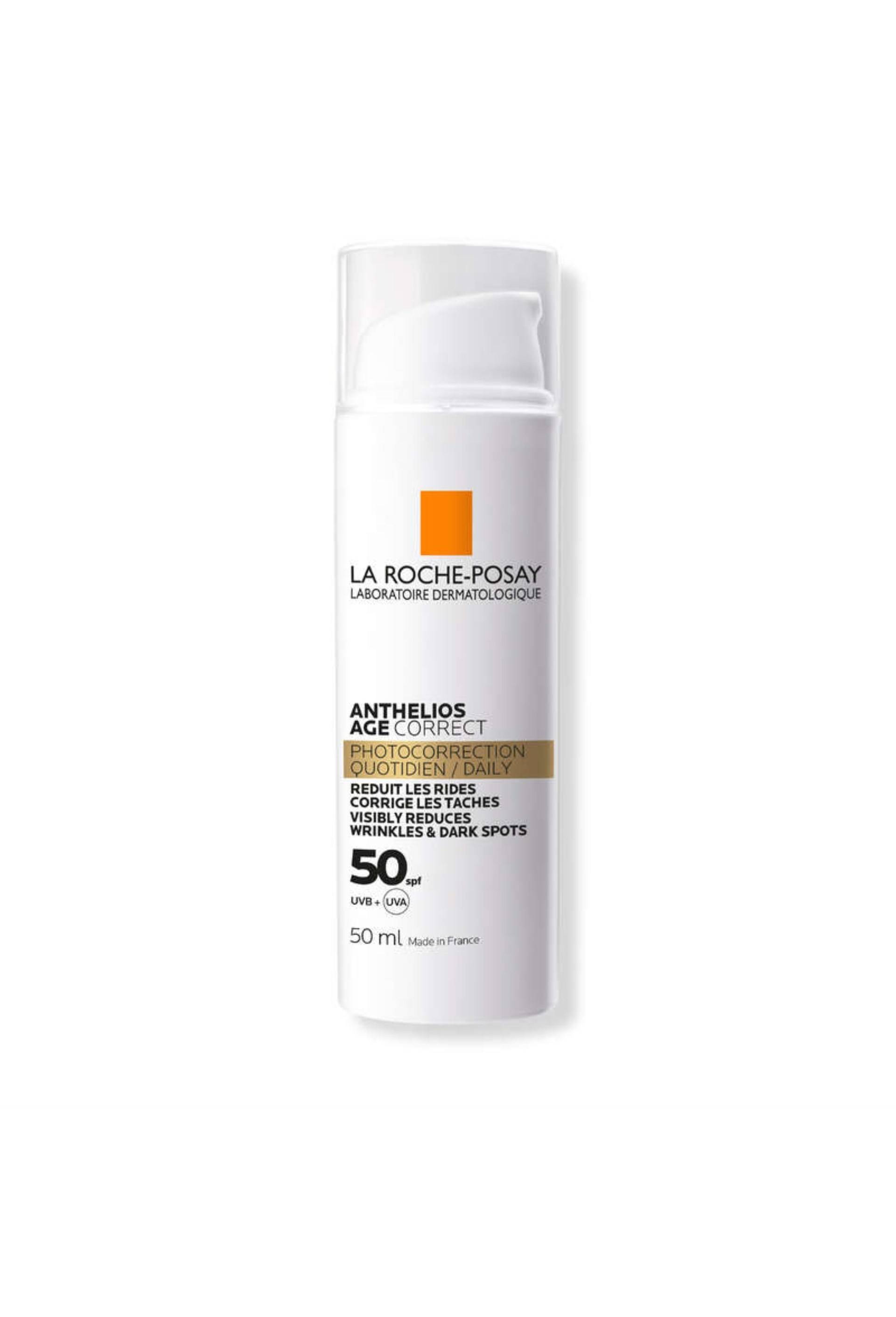 Soin quotidien visage qui aide &agrave; prot&eacute;ger la peau et &agrave; corriger  les imperfections d&ucirc; &agrave; l exposition au soleil. SPF50, Transparent, large image number 0