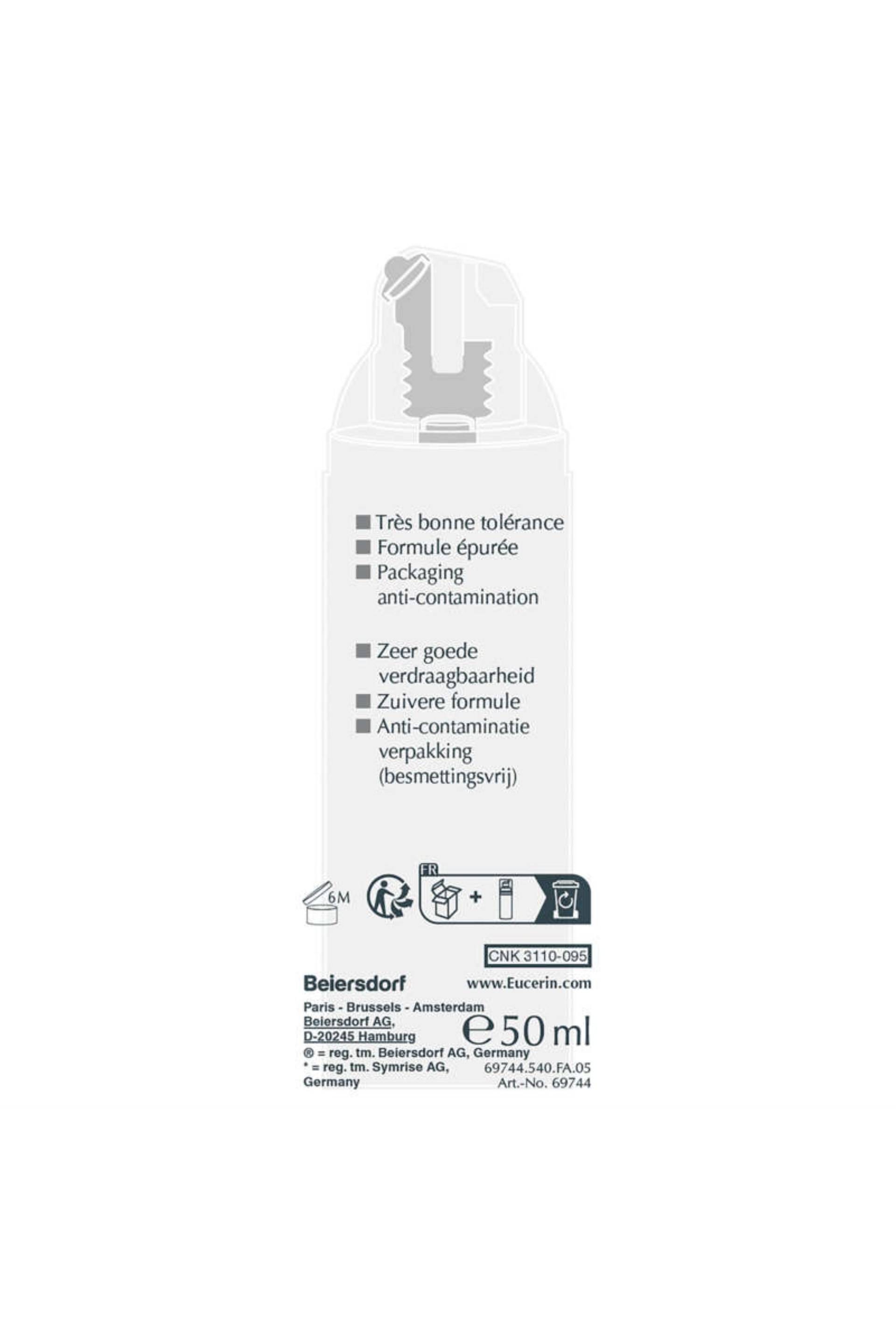 Eucerin antirougeurs soin apaisant - 50ml, Transparent, large image number 1