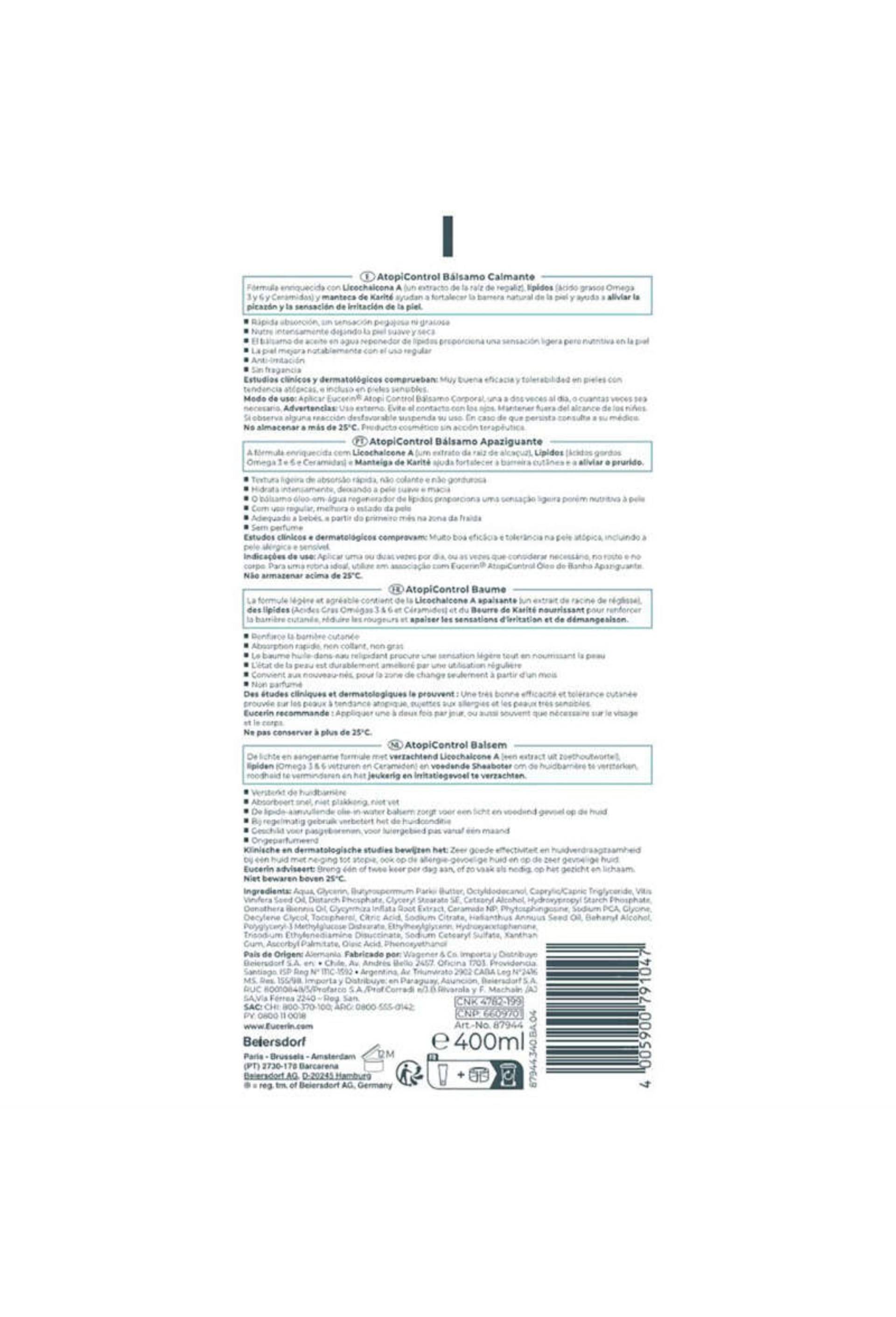 Atopi control baume, Transparent, large image number 1.0