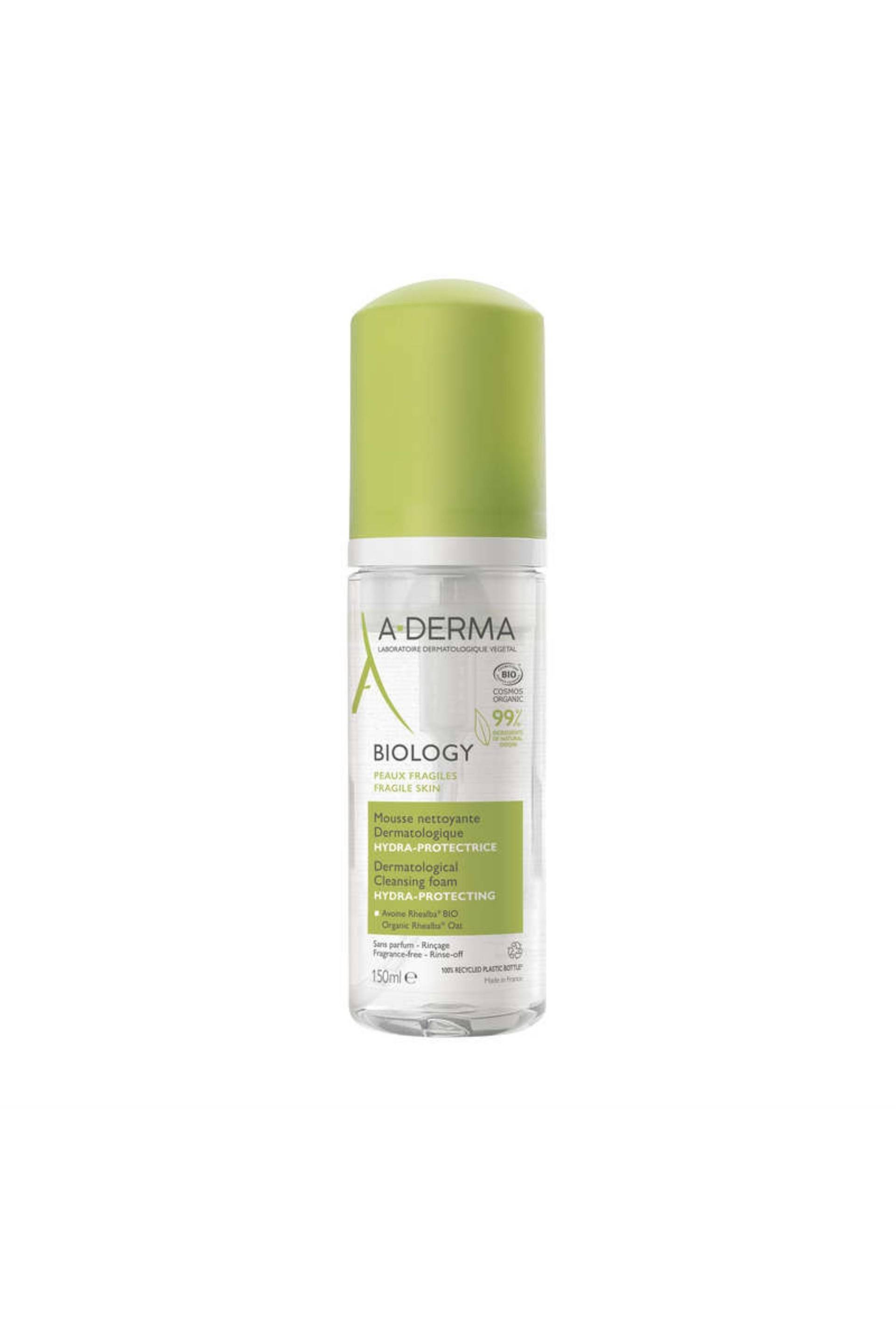 Biology mousse nettoyante dermatologique hydra-protectrice - certifi&eacute; bio, Blanc, large image number 0.0