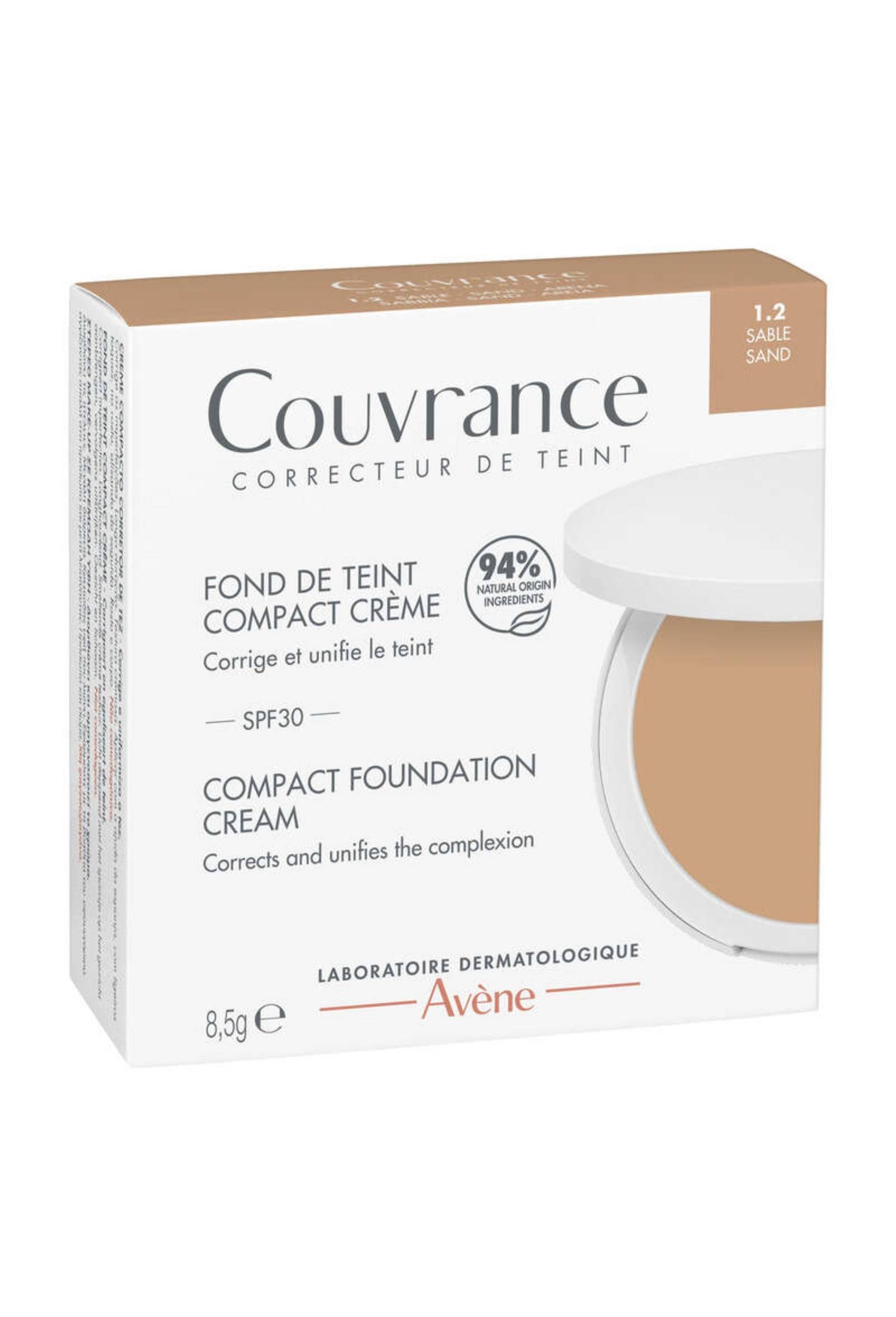 Couvrance fond de teint compact spf30, 1.2 Sable, large image number 1.0