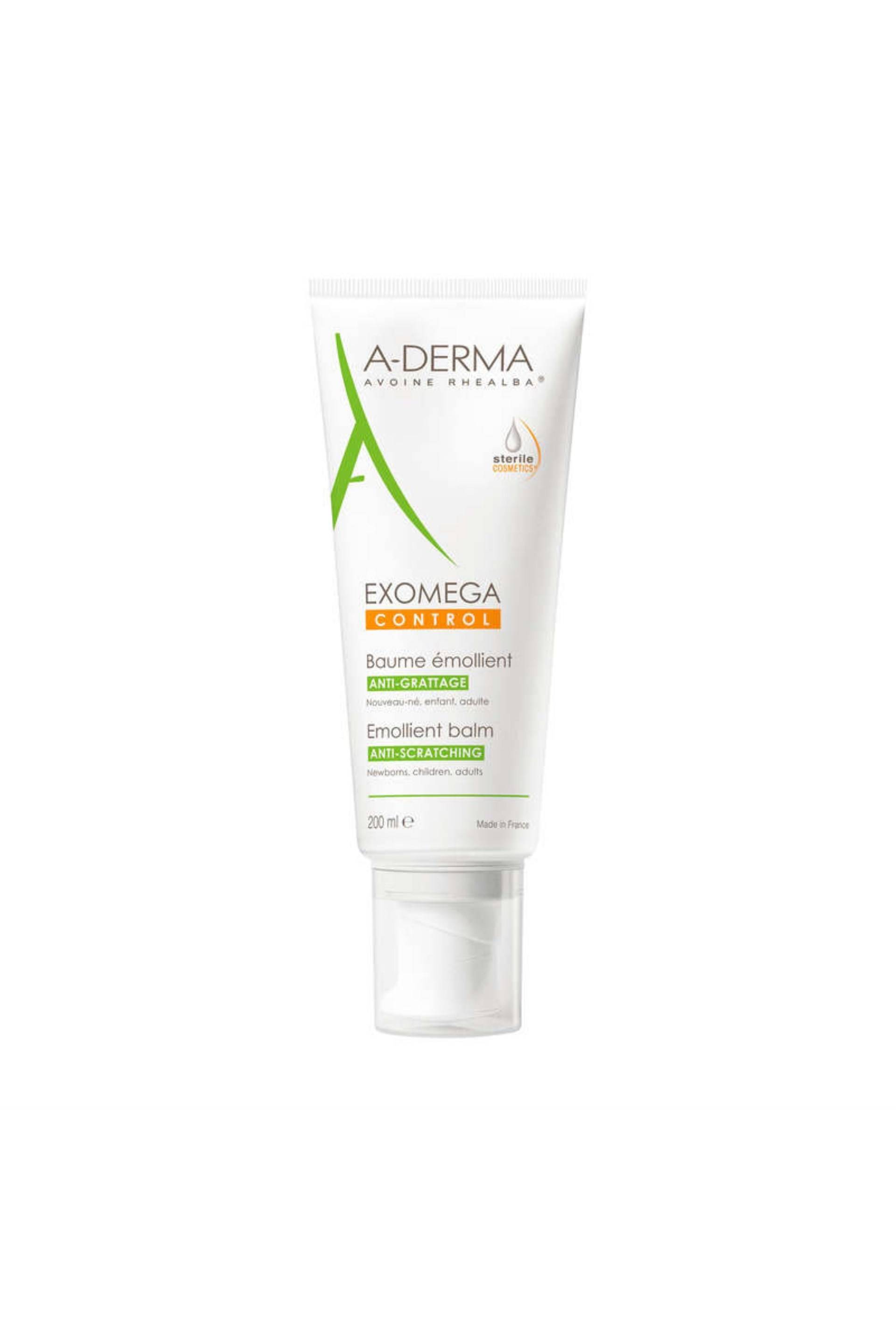 A-derma exomega control baume emollient 200ml, Blanc, large image number 0