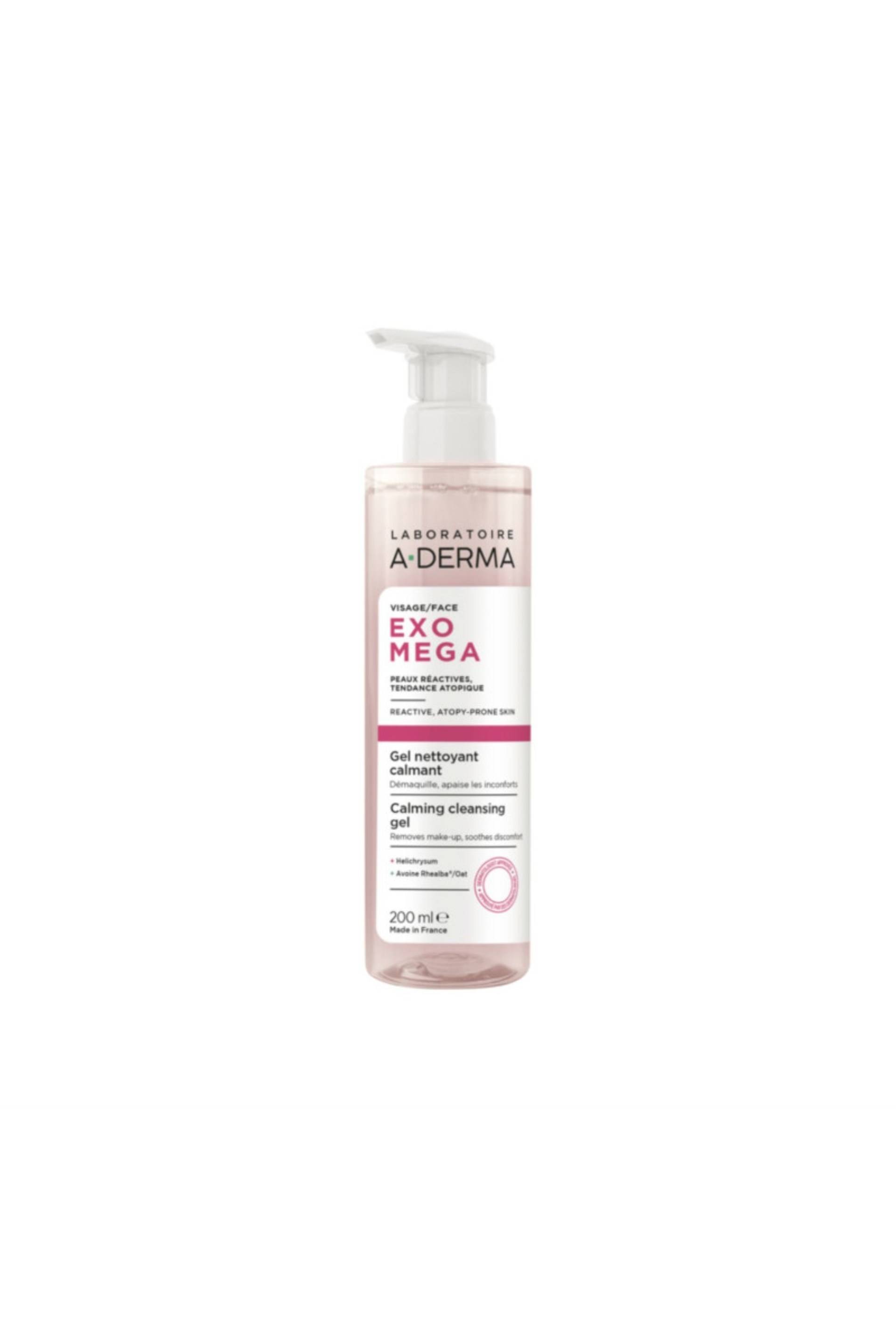 Exomega gel nettoyant calmant visage, Transparent, large image number 0