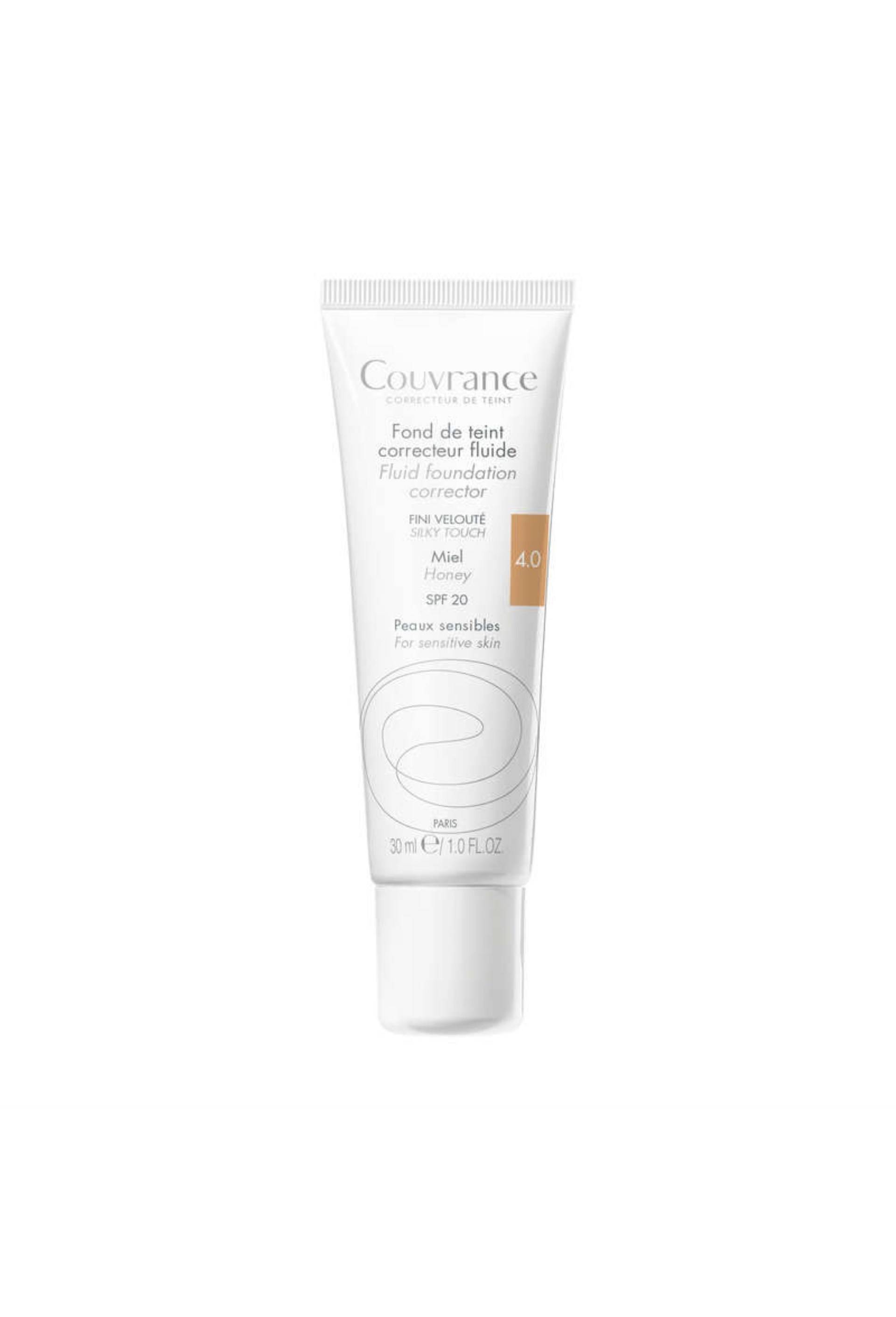 Couvrance fond de teint correcteur fluide spf20, Marron, large image number 0.0