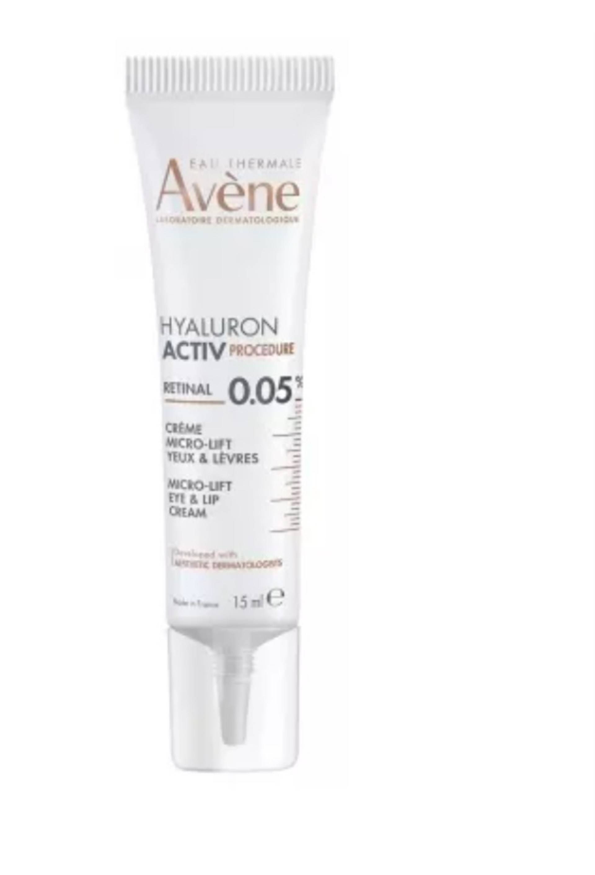 Hyaluron activ procedure r&eacute;tinal 0,05% cr&egrave;me micro-lift yeux & l&egrave;vres 15ml, Transparent, large image number 0