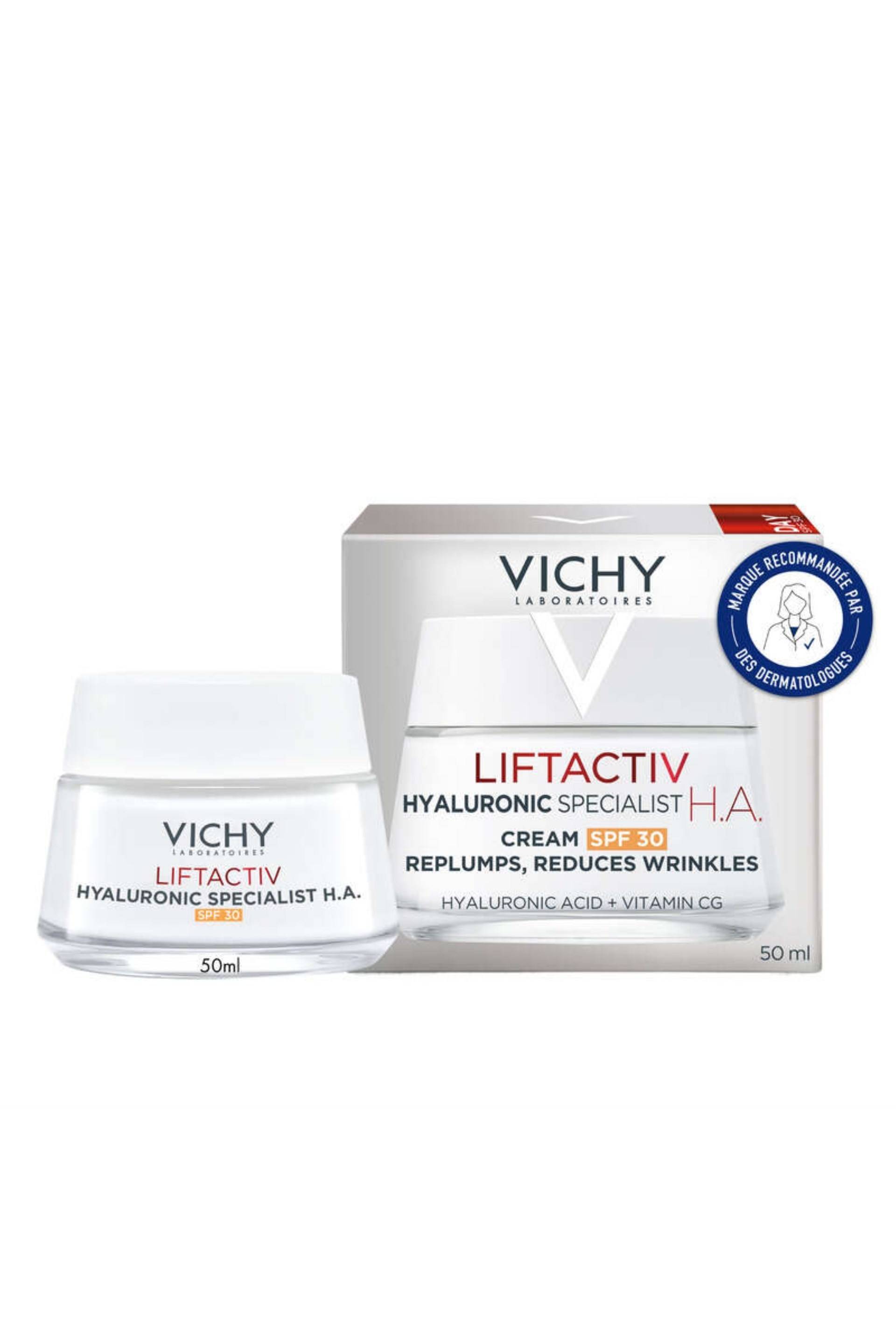 Vichy Liftactiv Supreme Cr&egrave;me Jour Anti-Age Anti-rides Fermet&eacute; SPF30 50 ml, Transparent, large image number 0