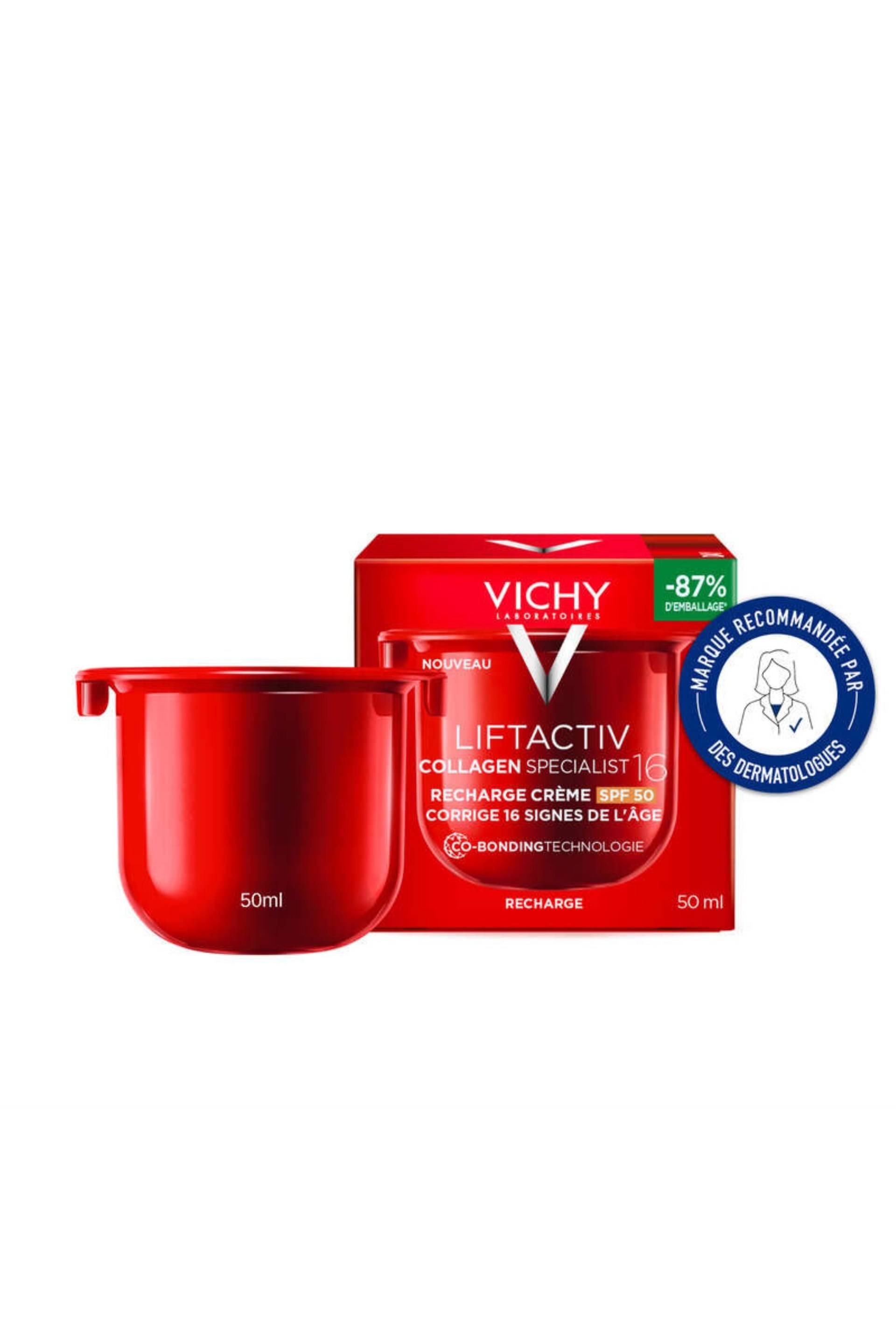Liftactiv collagen specialist 16 recharge cr&egrave;me spf50, Transparent, large image number 0.0