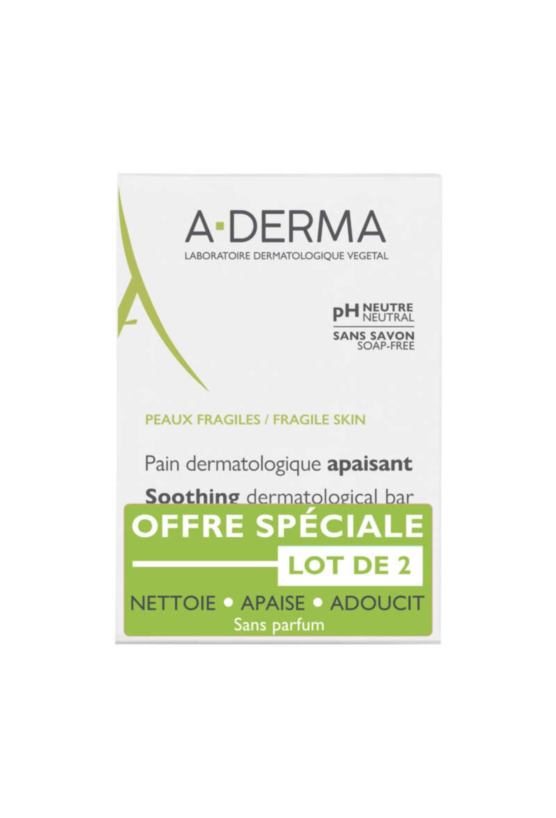 Les indispensables - duo pain dermatologique apaisant 2x100gr, Transparent, large image number 0