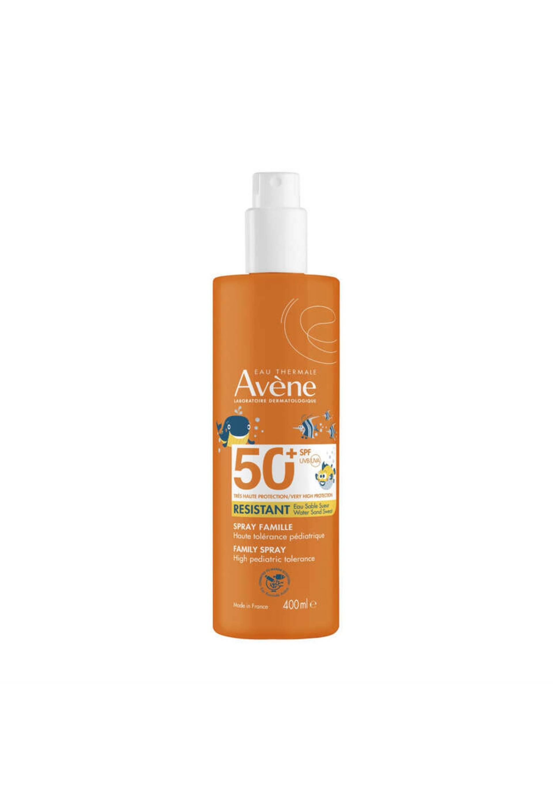 Av sol spray fam spf50+ 400ml, Transparent, large image number 0