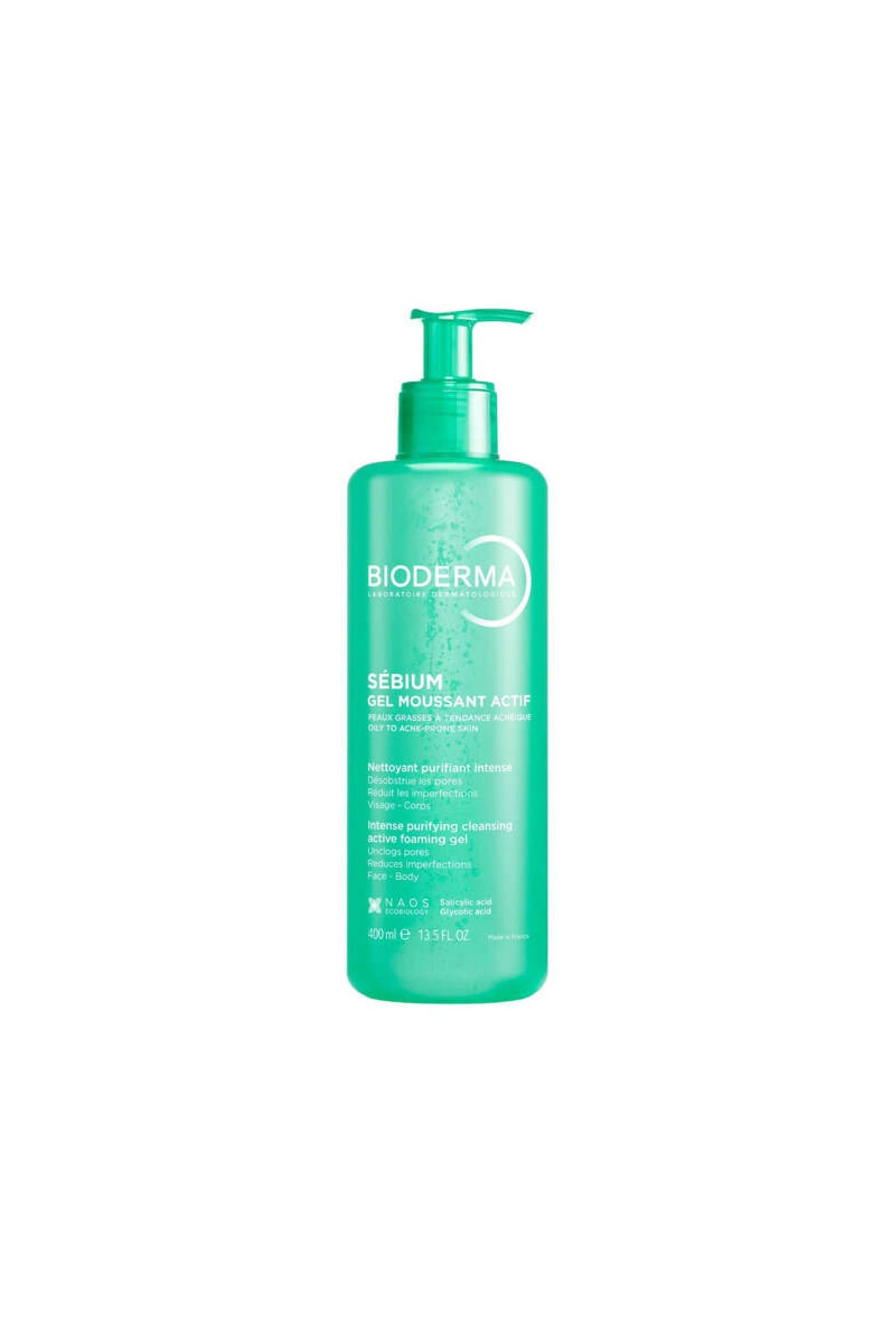 Sebium gel moussant actif fp400ml nettoyant purifiant intense, Transparent, large image number 0