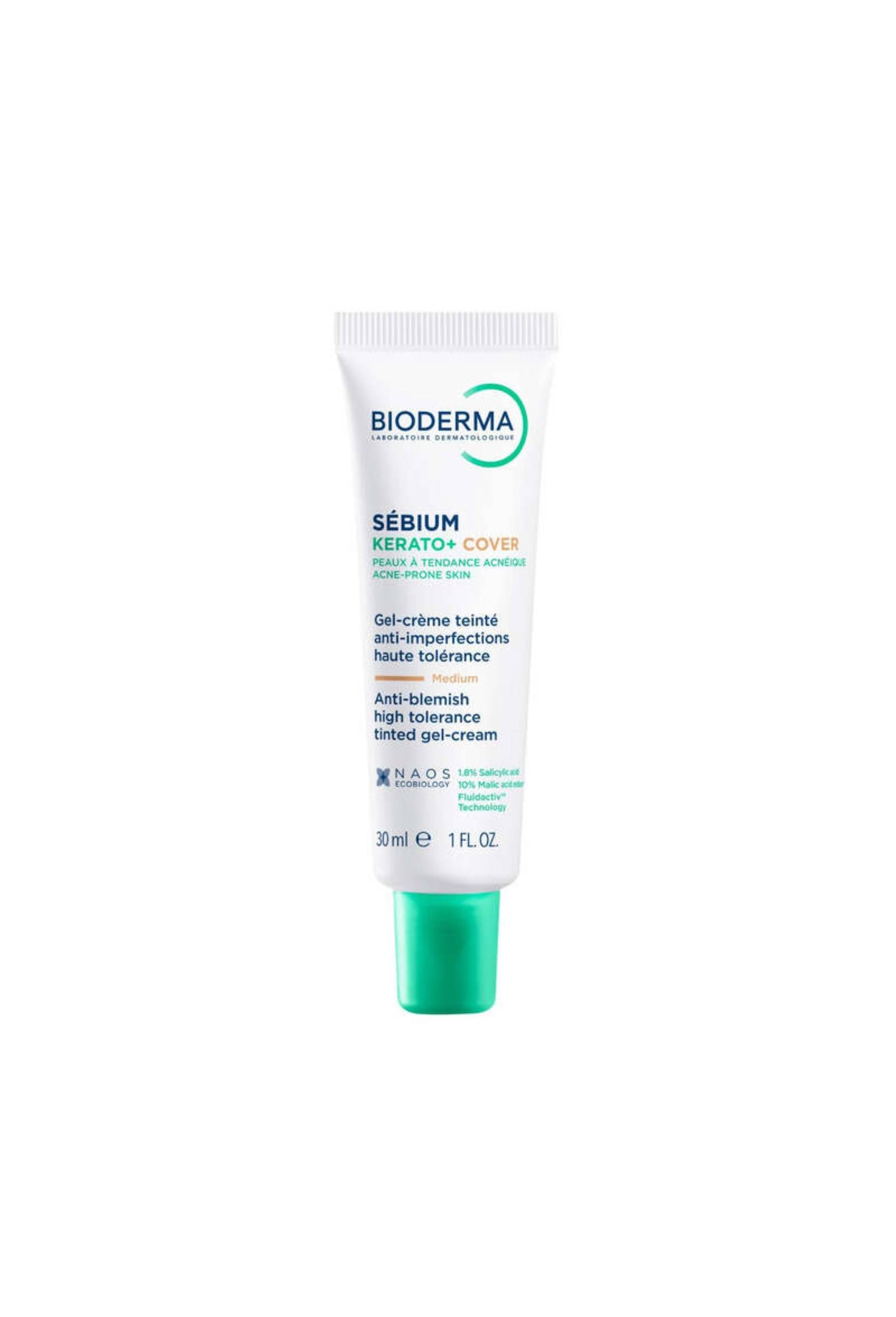 S&eacute;bium k&eacute;rato+cover gel-cr&egrave;me teint&eacute; anti-imperfections, Transparent, large image number 0.0