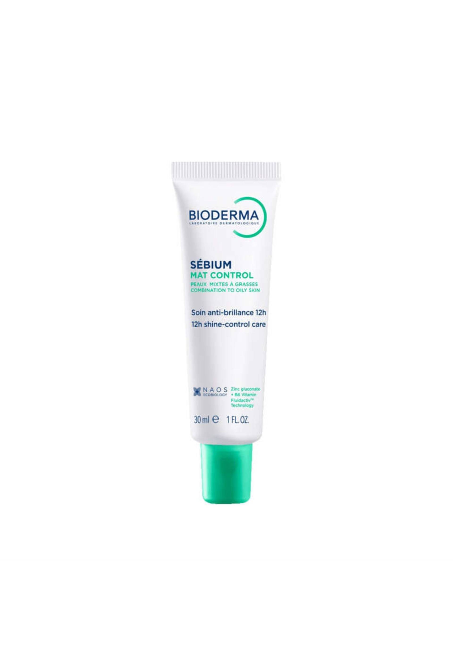 Bioderma s&eacute;bium mat control cr&egrave;me matifiante hydratante peau grasse 30ml, Transparent, large image number 0