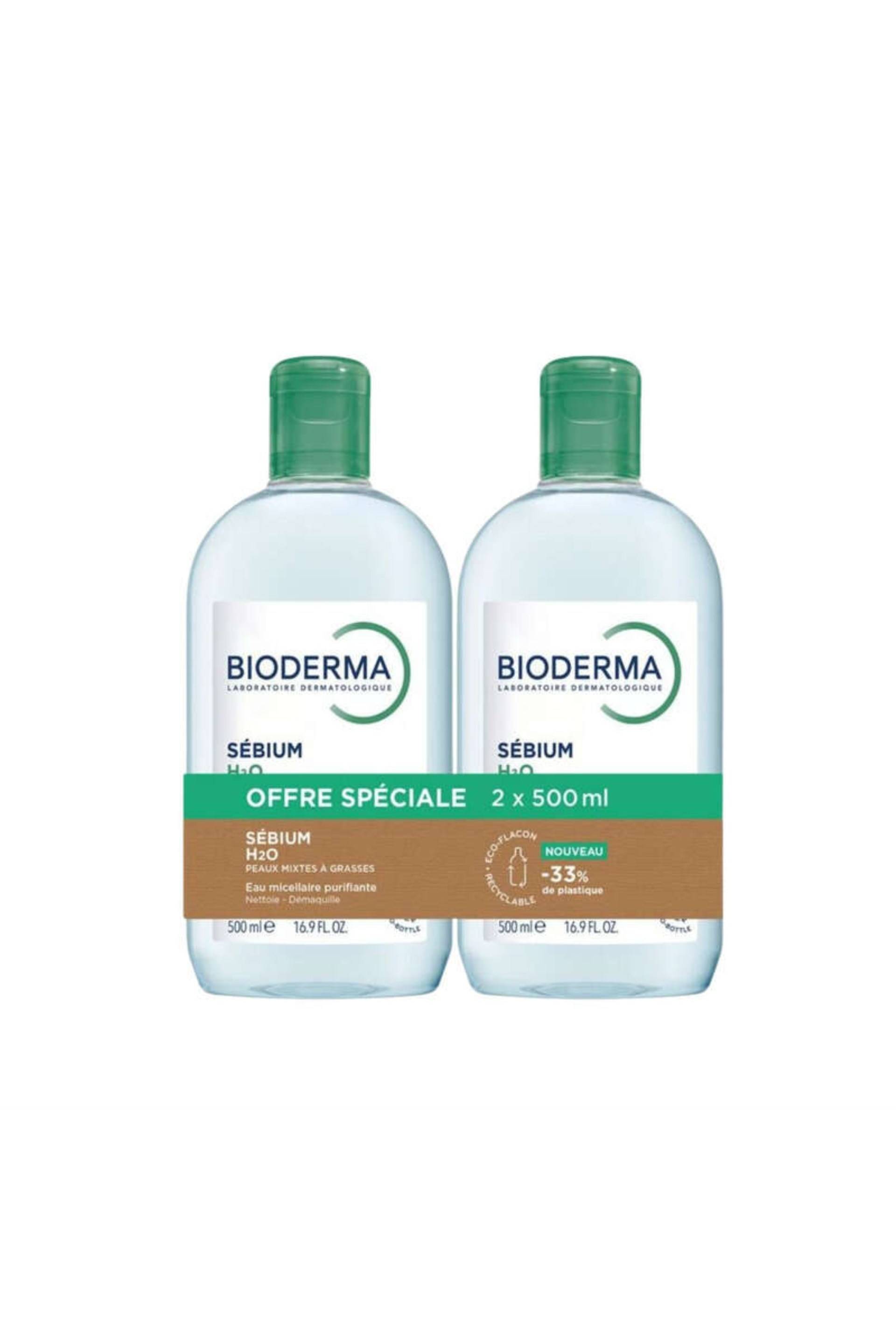 Sebium h2o - lot de 2x500ml, Transparent, large image number 0