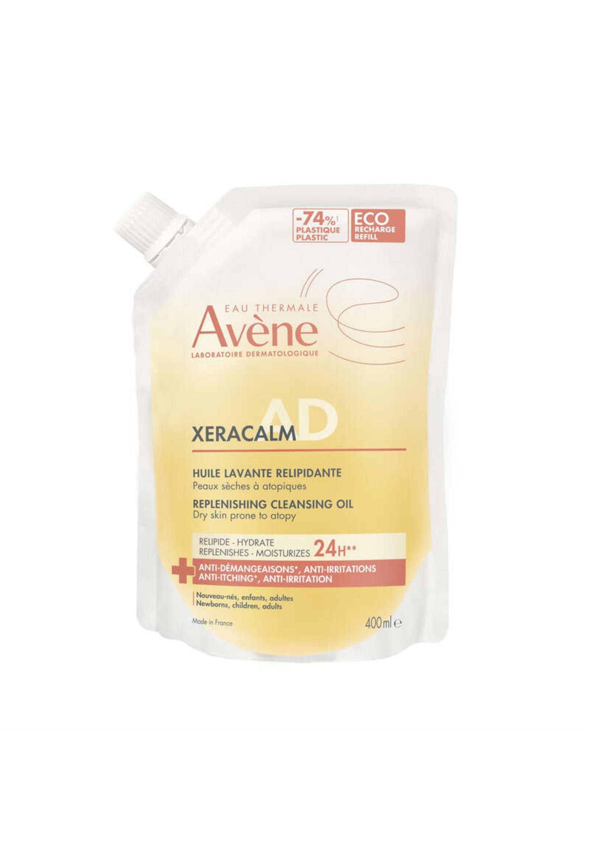 Av xeracalm ad huile eco-recharge 400ml, Transparent, large image number 0