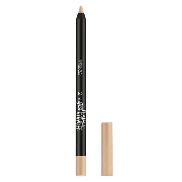 2in1 gel kajal et eyeliner crayon yeux waterproof, 6 Beige, swatch image