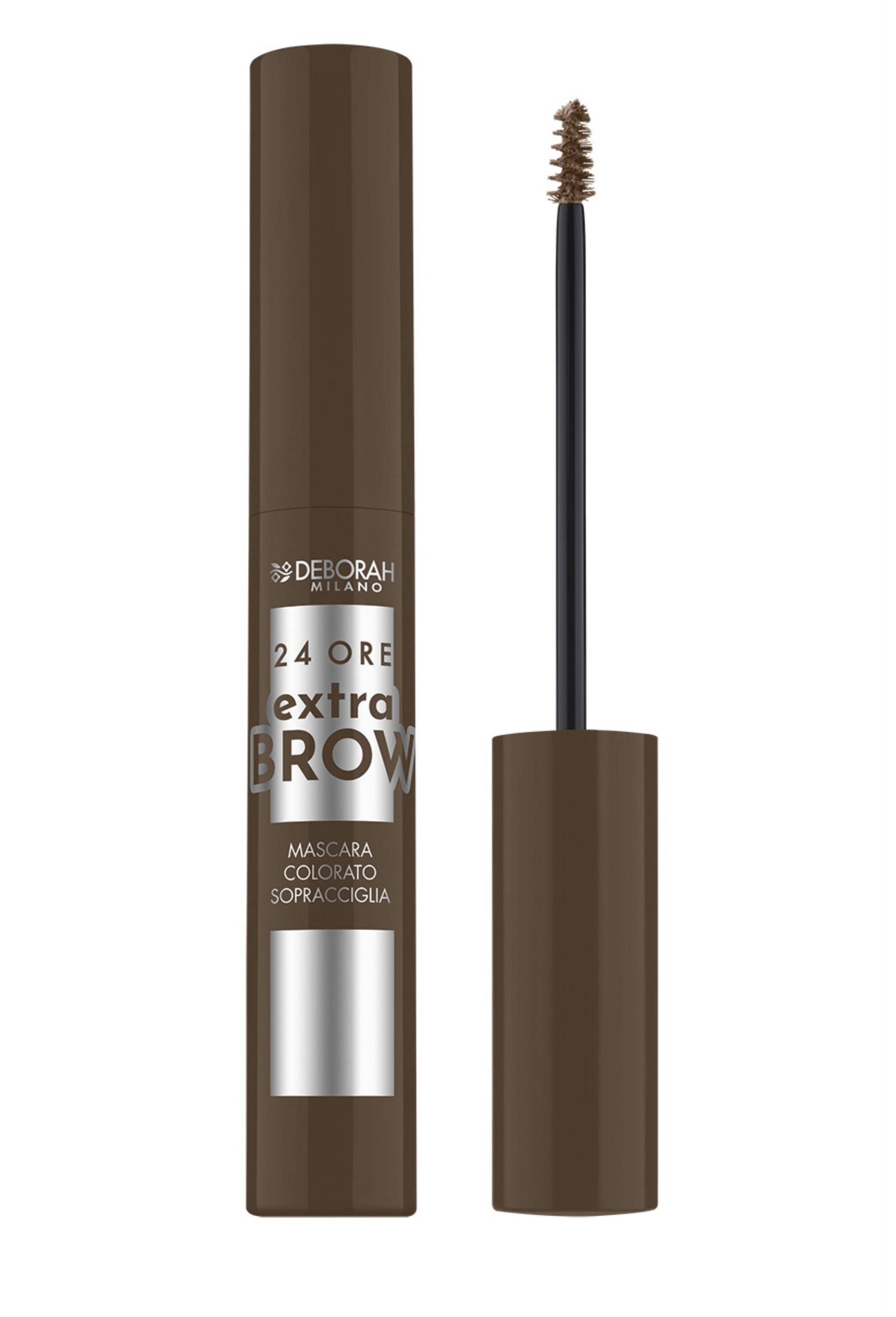 24ore extra brow mascara fixateur sourcils, 02 Brown, swatch image