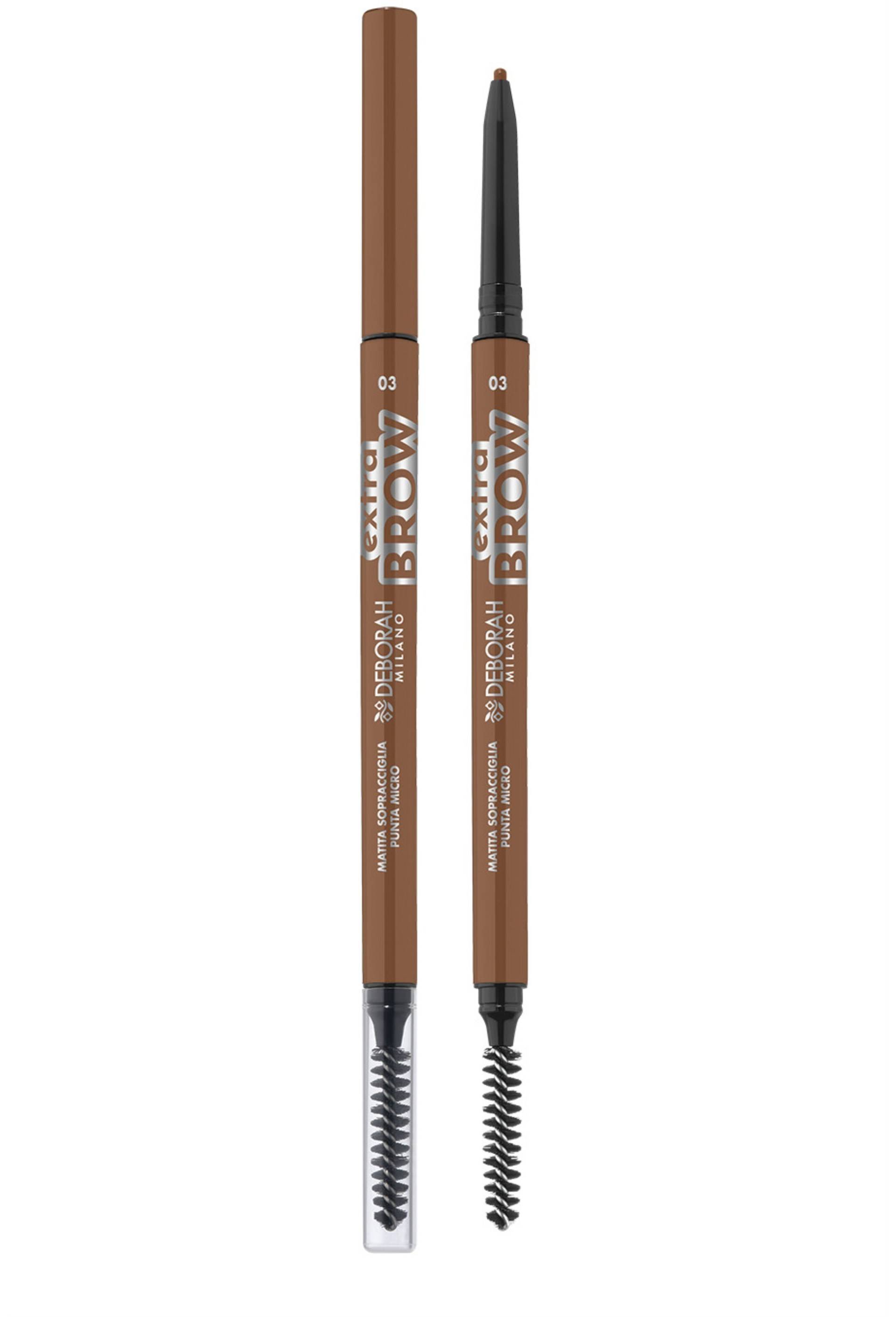 24ore extra brow crayon &agrave; sourcils r&eacute;tractable, 03 Dark Brown, swatch image