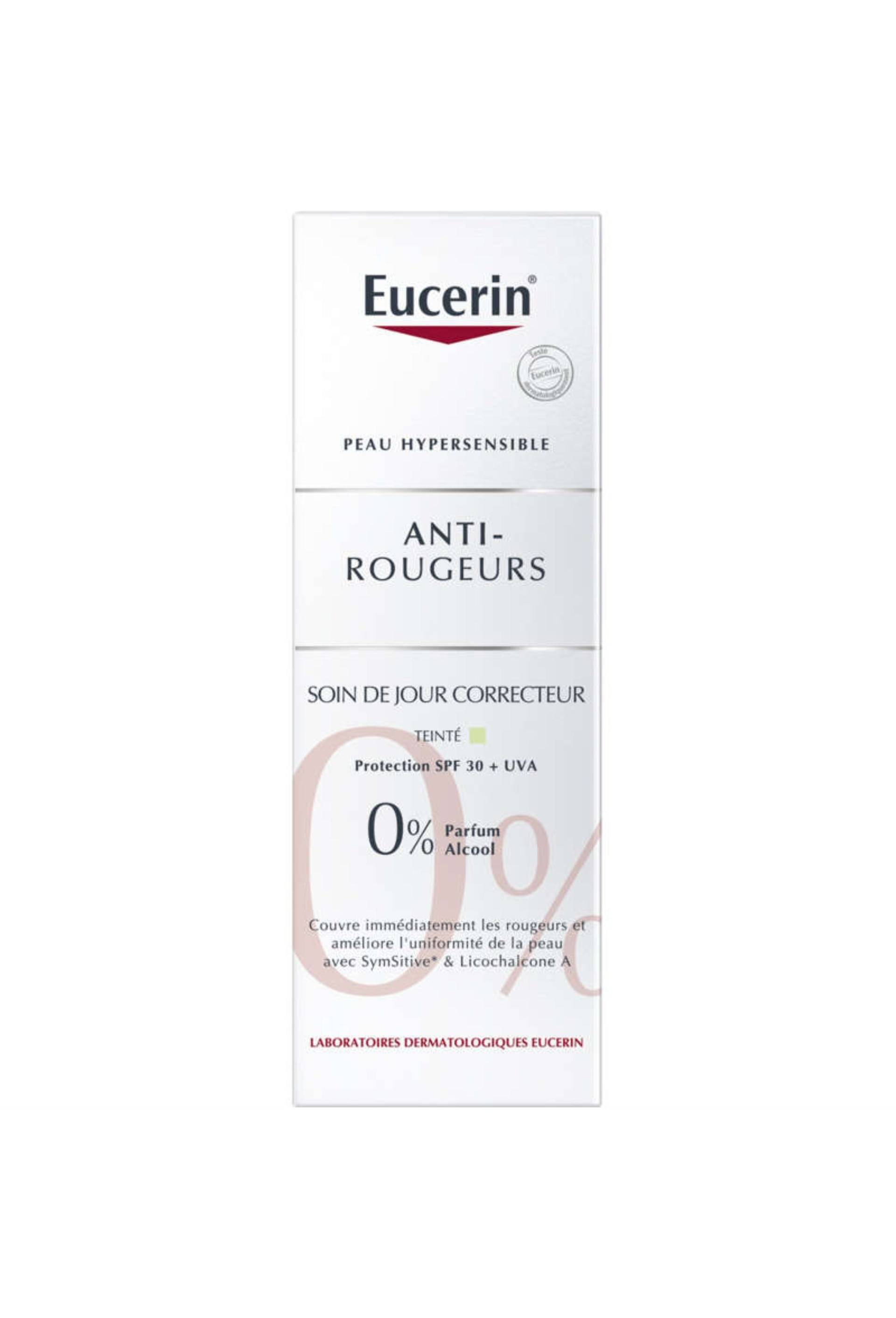 Eucerin antirougeurs soin de jour correcteur teint&eacute; spf25 + uva - 50ml, Transparent, large image number 1