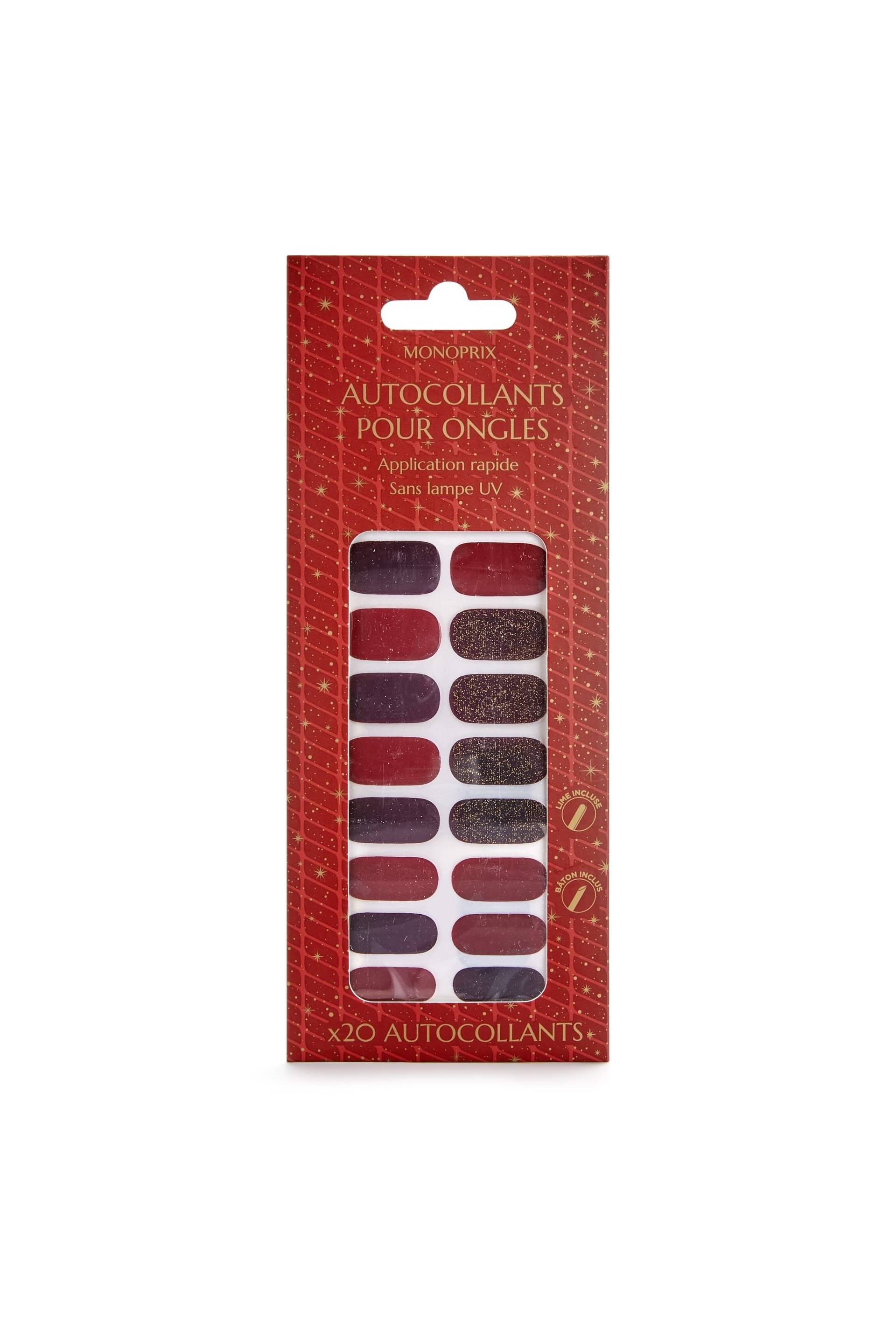 Autocollants pour ongles, Bordeaux, large image number 0.0
