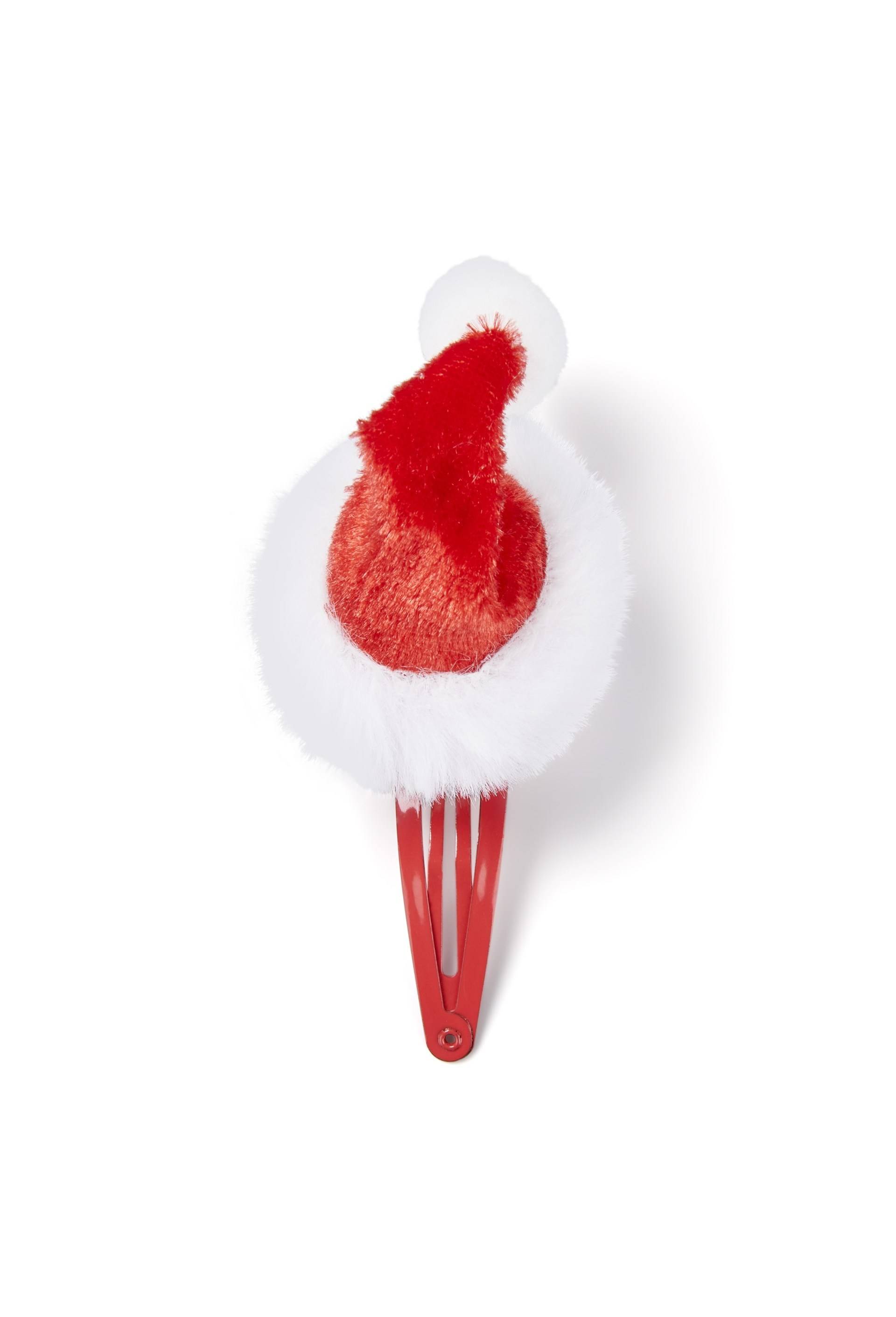 Barrette bonnet de no&euml;l, Rouge, large image number 0