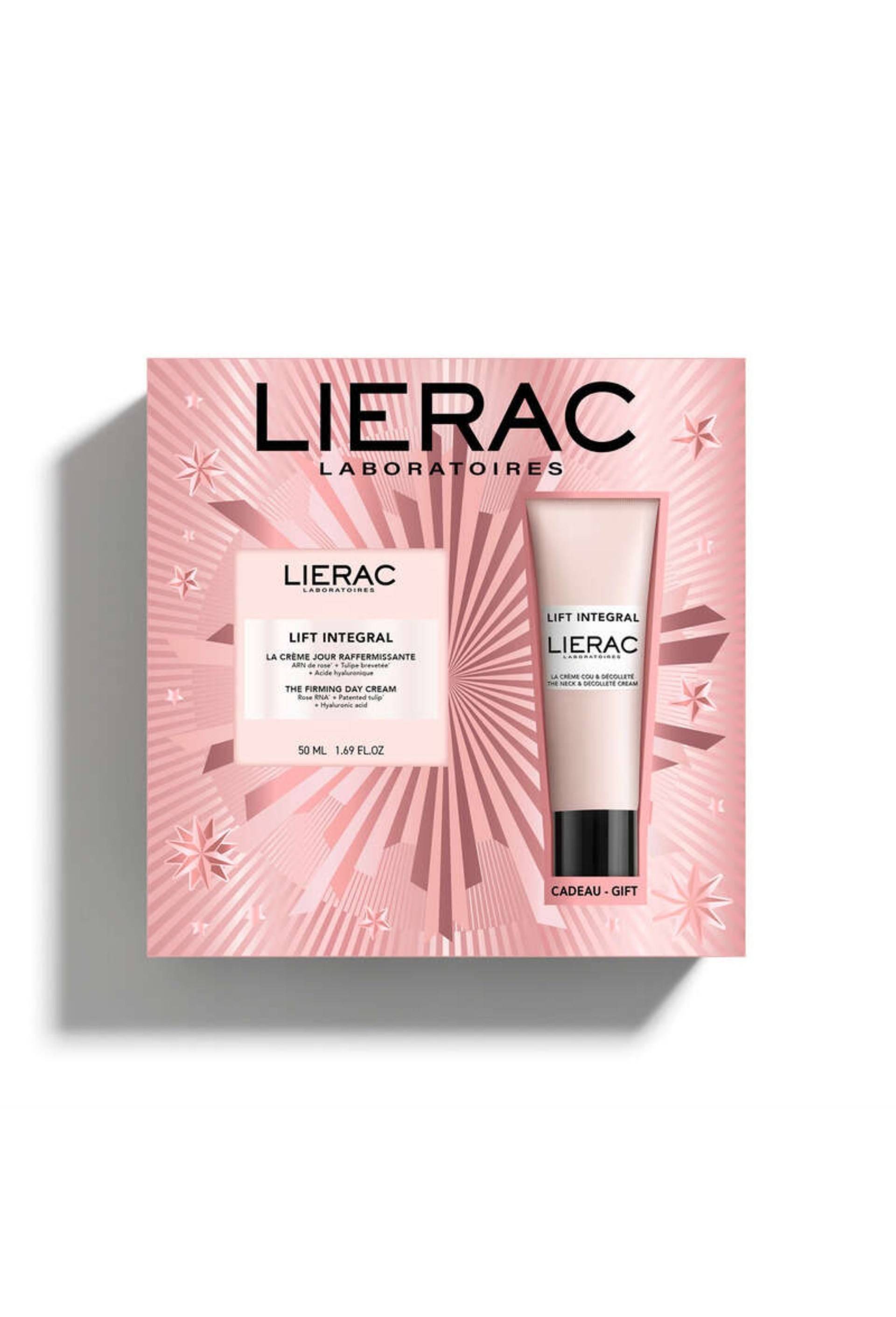 Lift integral coffret no&euml;l cr&egrave;me jour raffermissante + cr&egrave;me cou et d&eacute;collet&eacute;, Transparent, large image number 0