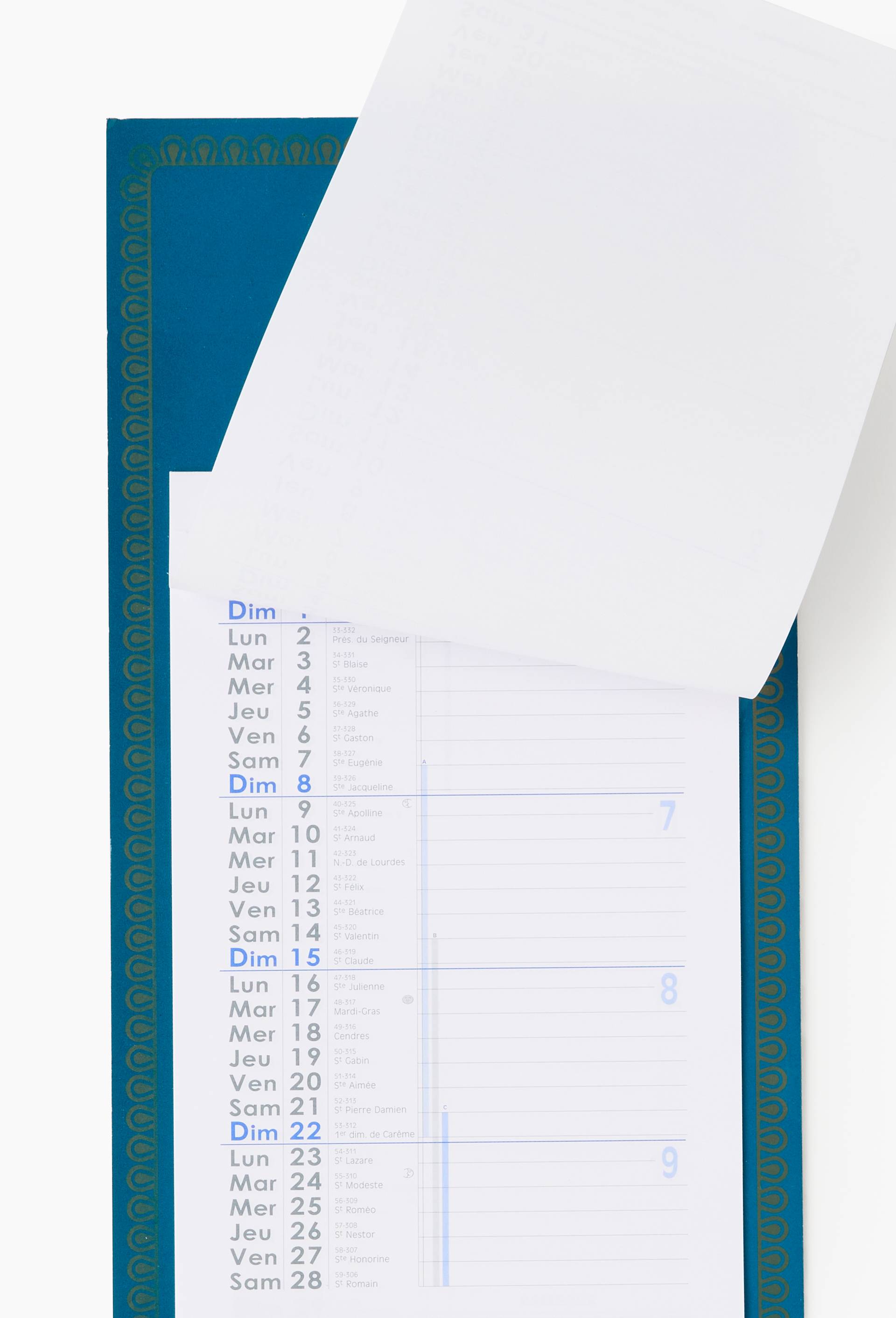 Calendrier mensuel Exacompta 33 x 16cm, , large image number 1