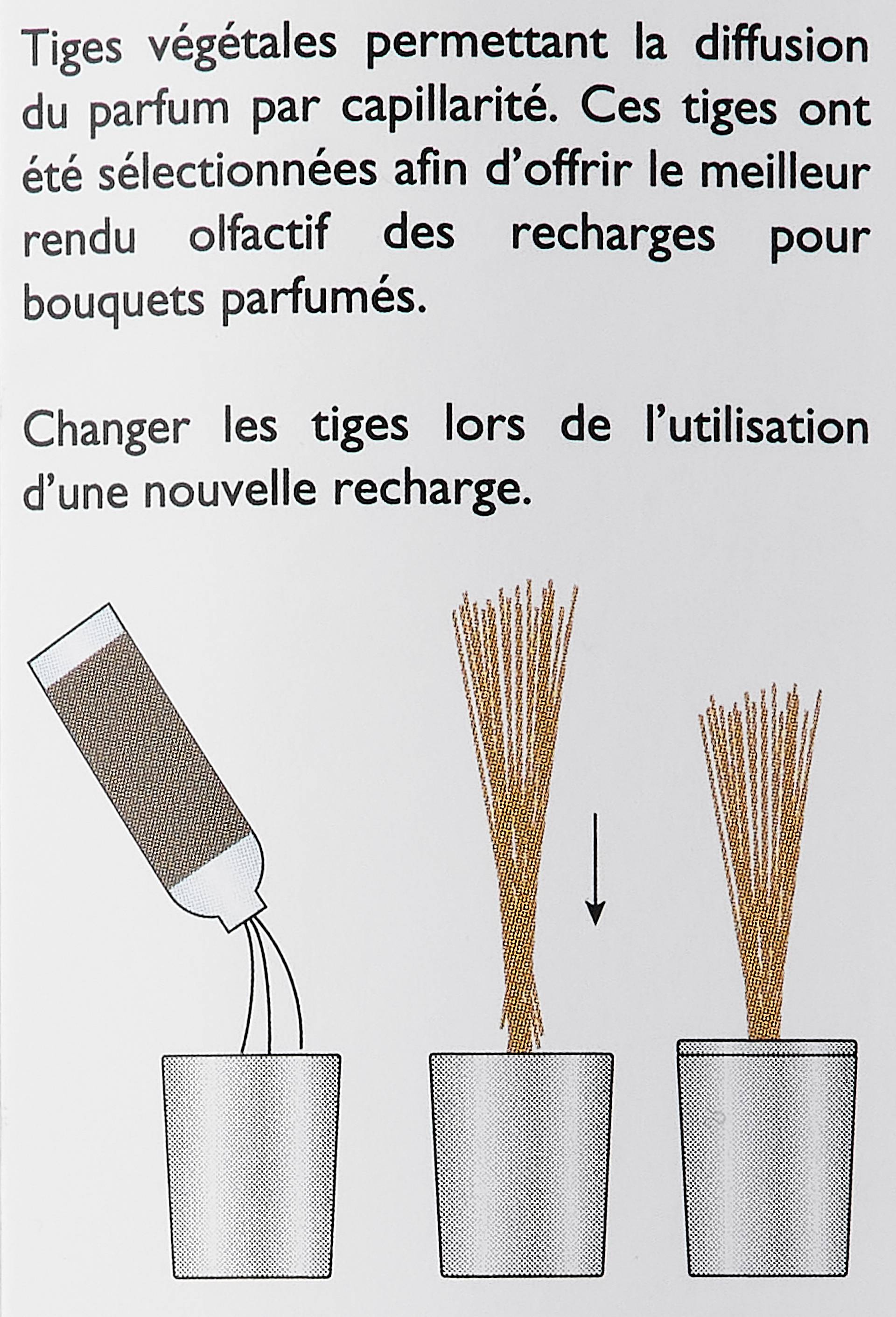Tiges &agrave; parfum pour bouquet parfum&eacute; - Ton naturel (25 cm), , large image number 1