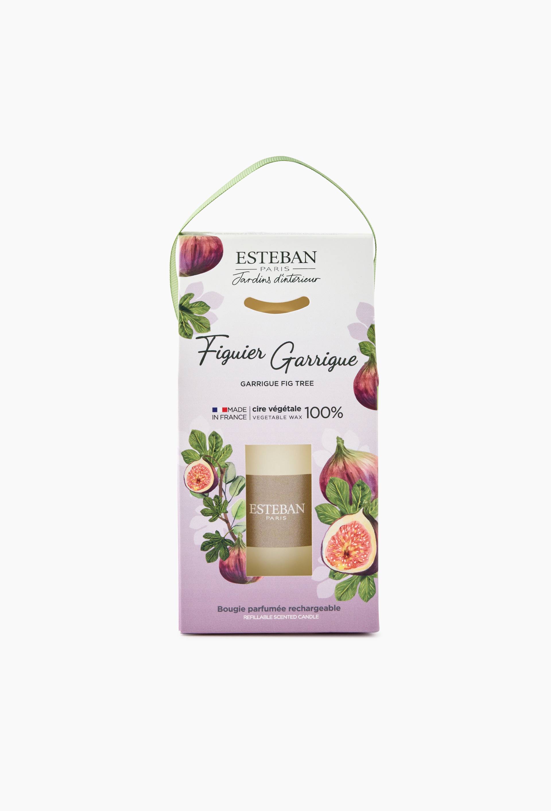 Bougie parfum&eacute;e rechargeable - 180gr figuier garrigue, , large image number 0