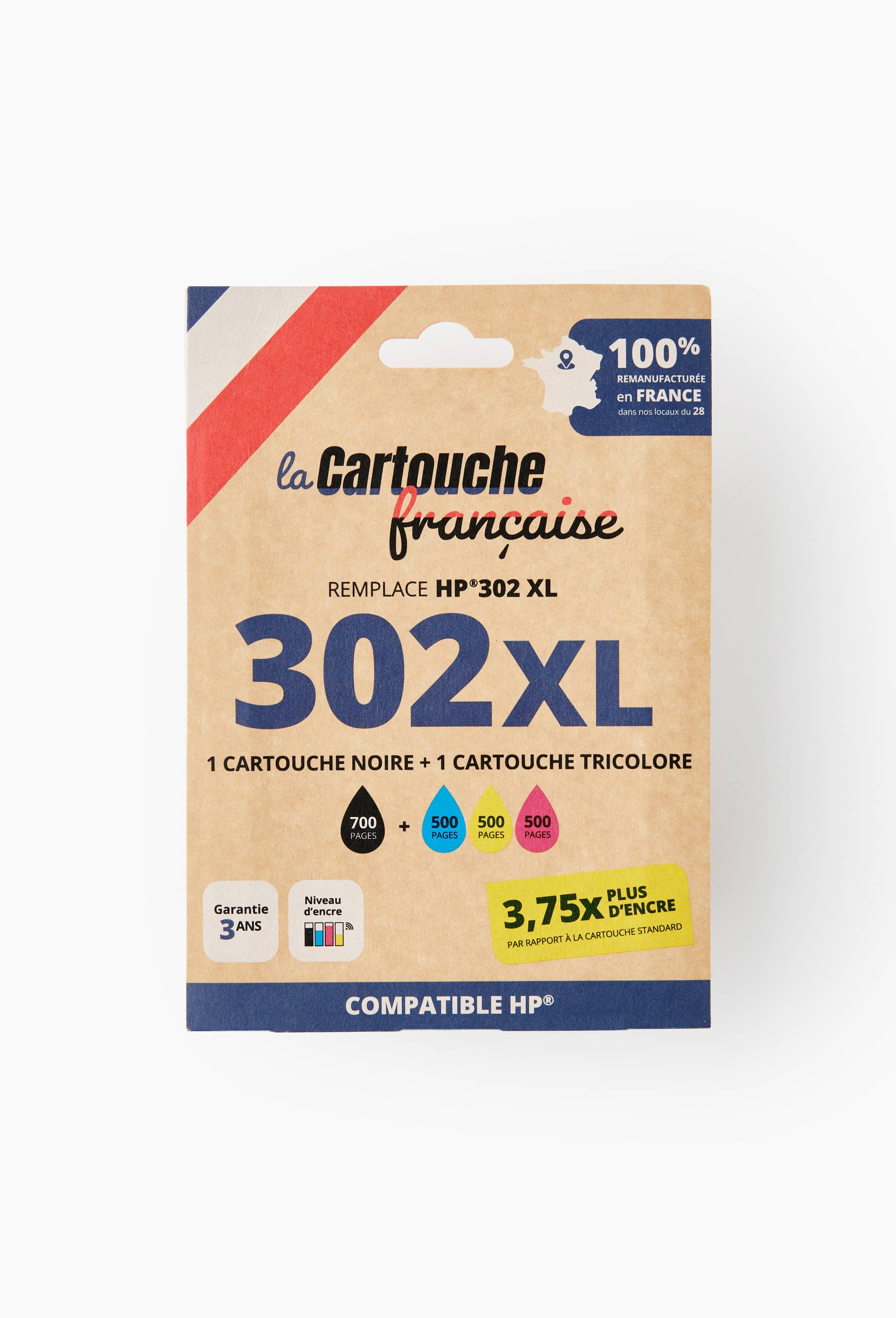 HP 302XL cartouche&nbsp;d encre&nbsp;pack, , large image number 0