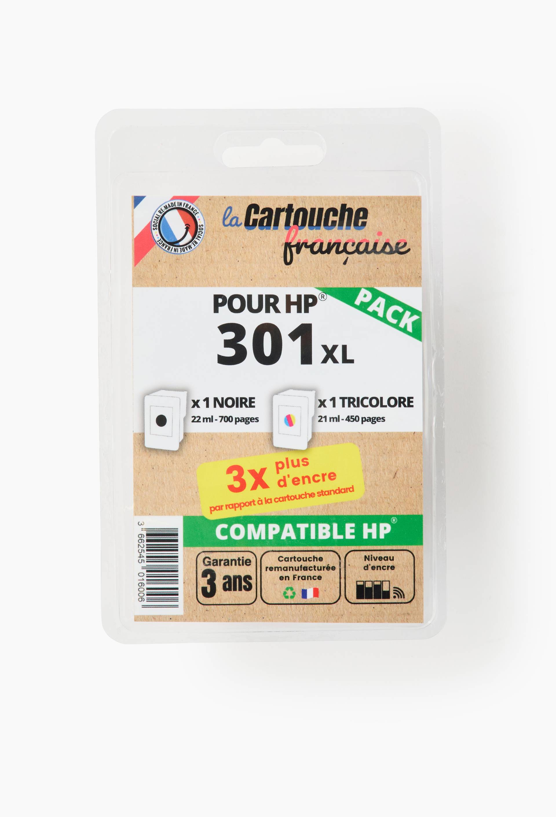 HP 301XL cartouche&nbsp;d encre&nbsp;pack, , large image number 0