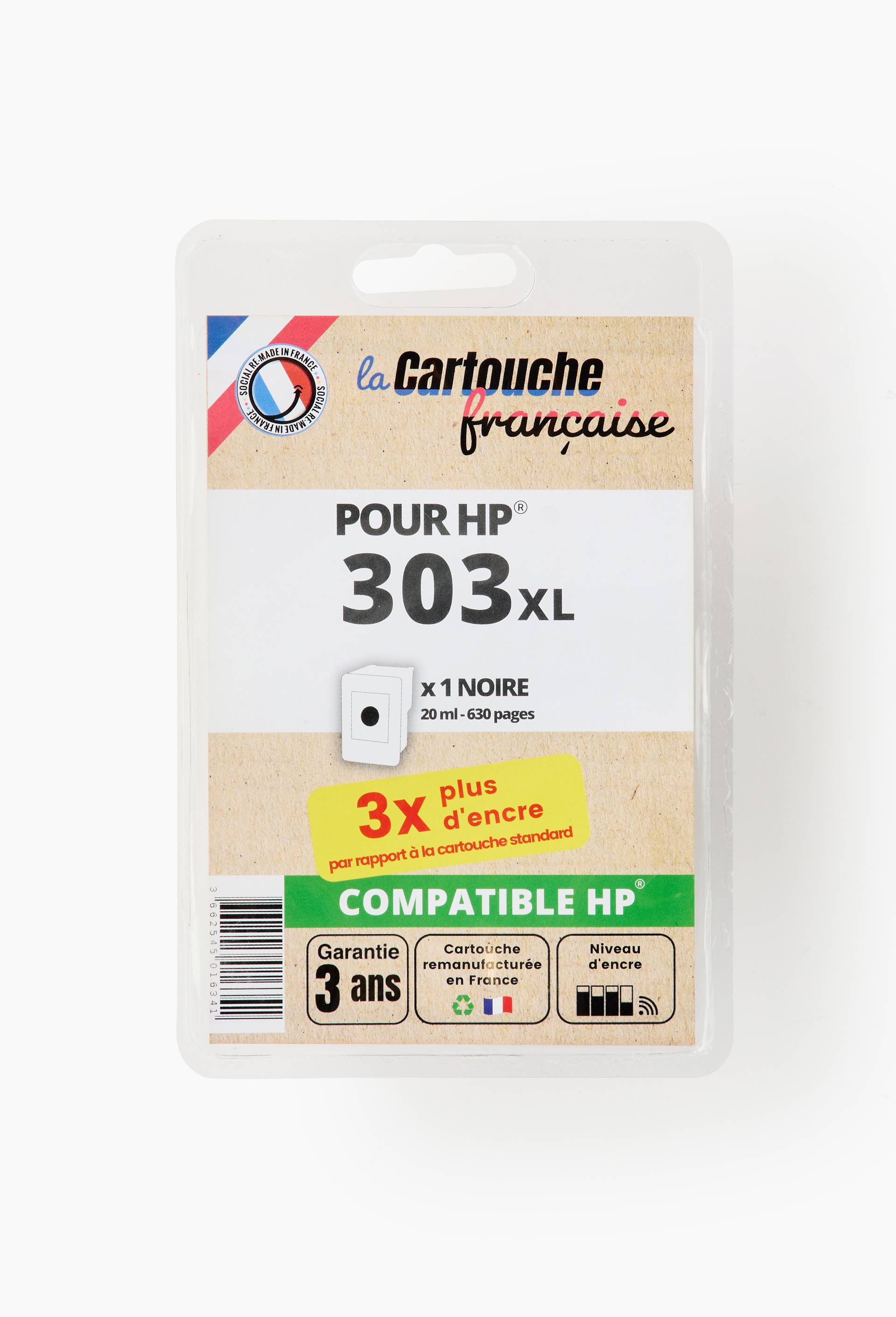 HP 303XL cartouche d encre noire, , large image number 0