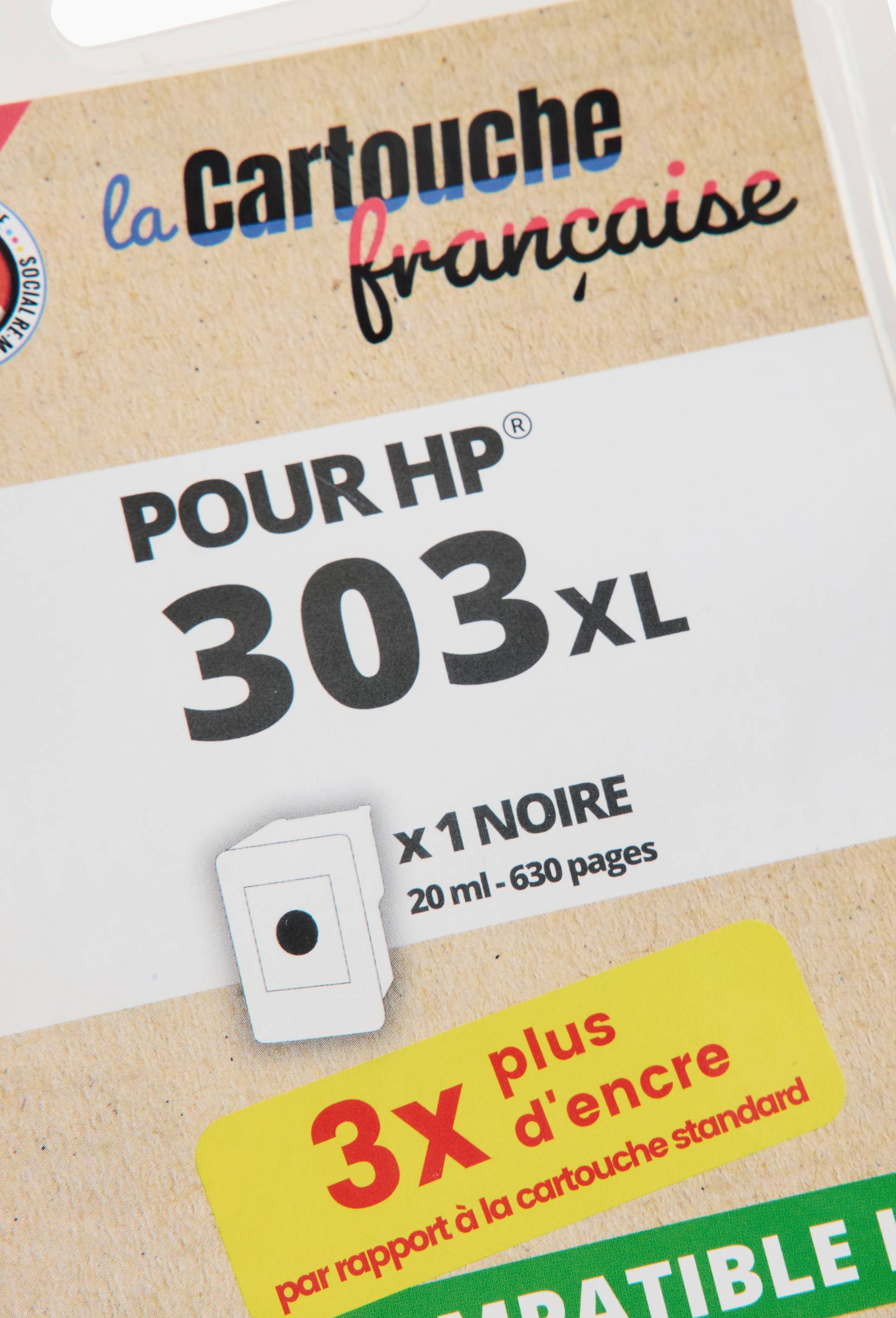 HP 303XL cartouche d encre noire, , large image number 1