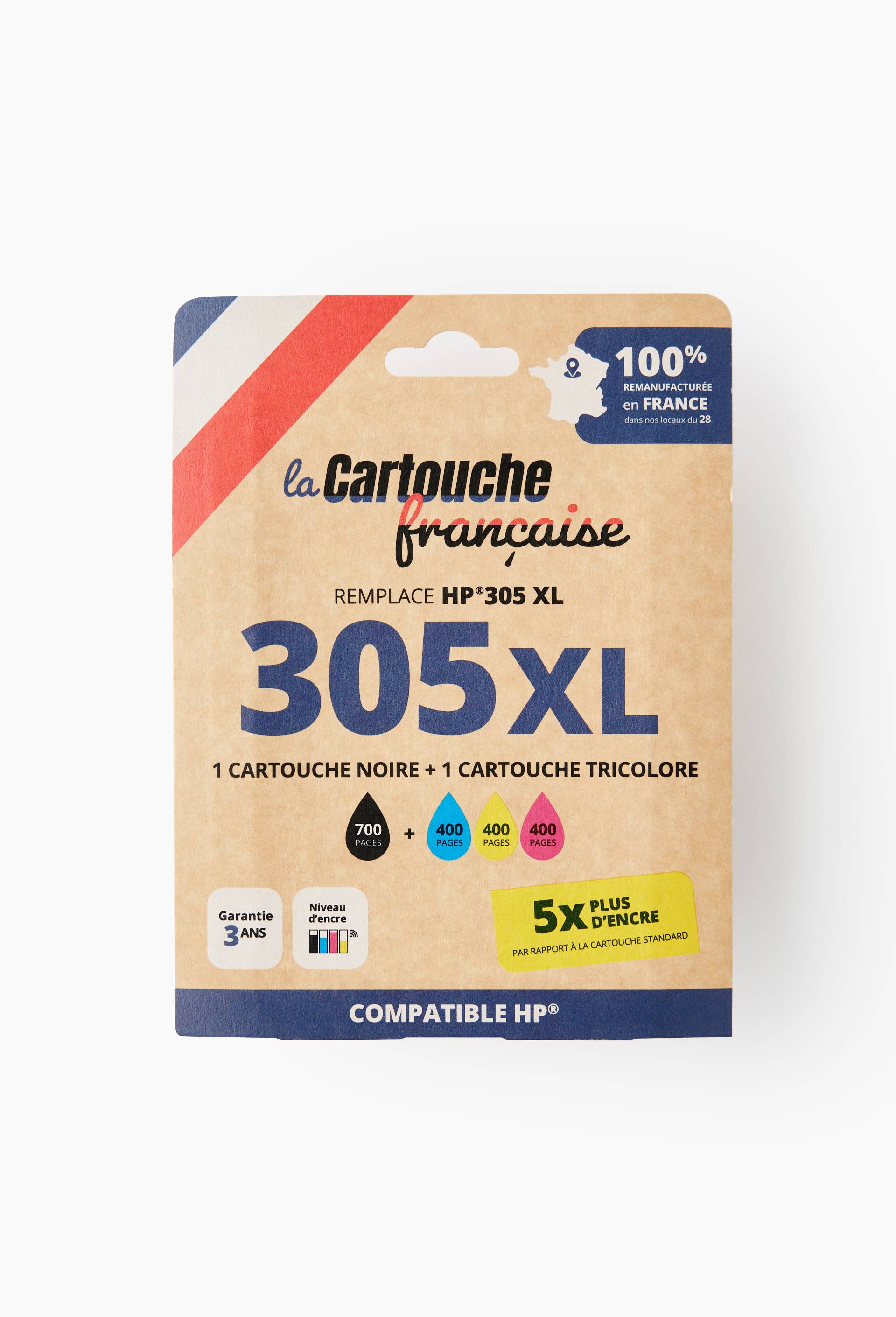 Pack cartouche HP 305 XL, , large image number 0