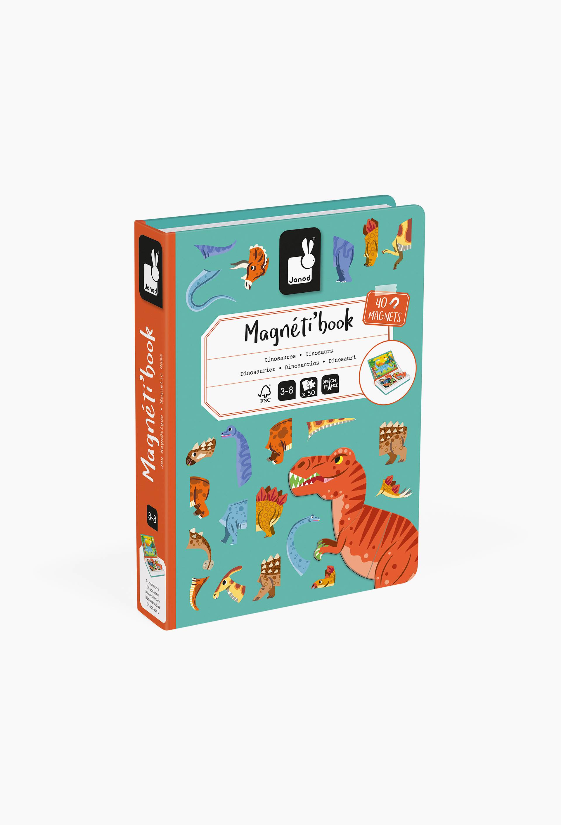 MAGNETI'BOOK DINOSAURES, , large image number 0