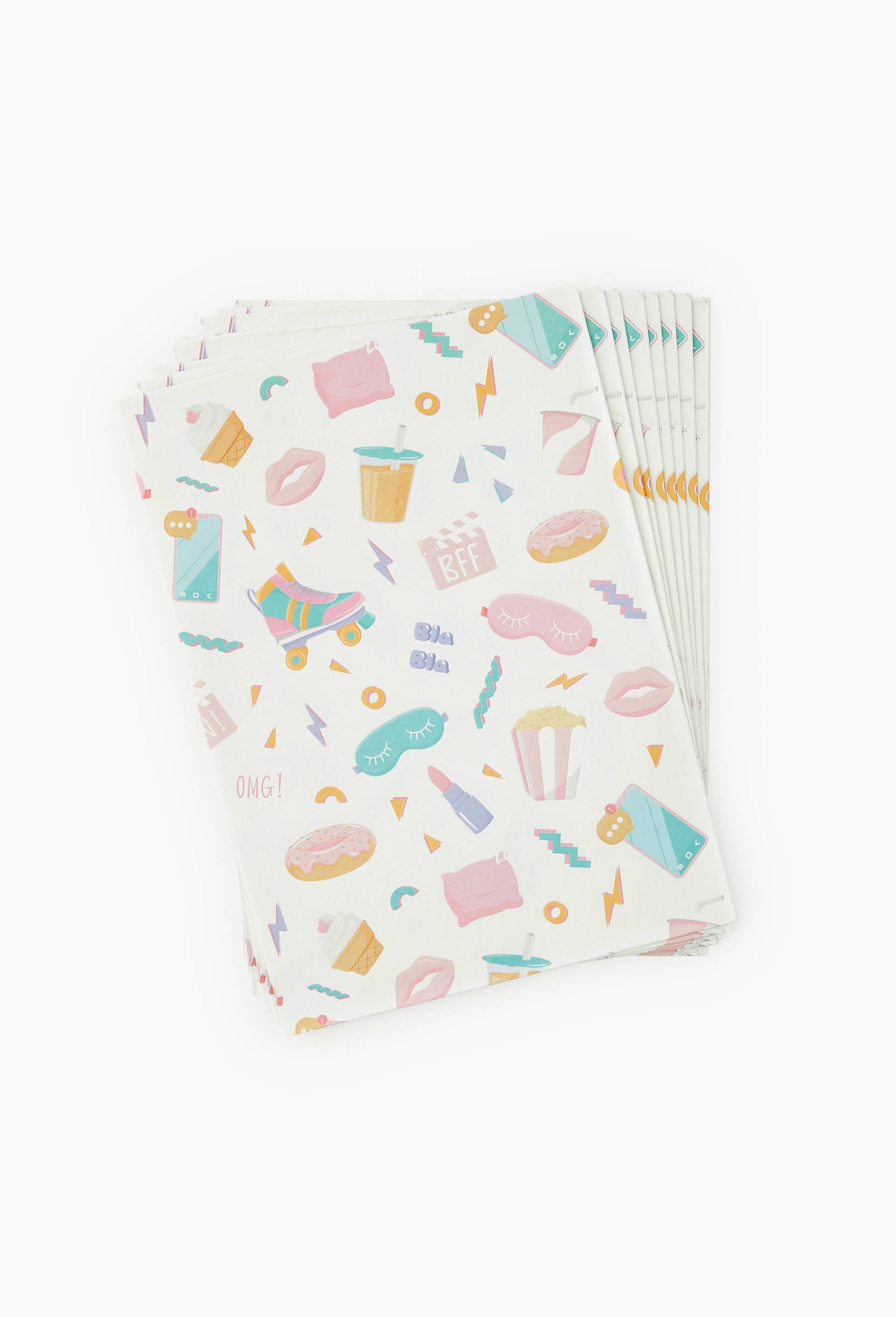 8 pochettes pyjama party, , large image number 1.0