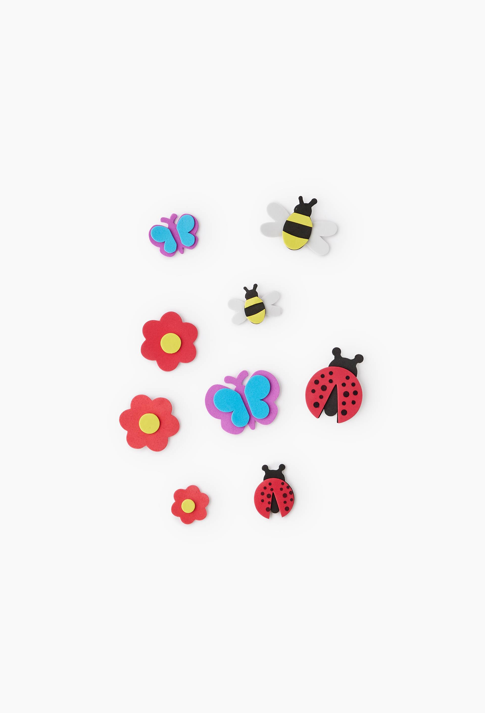 9 stickers insectes en mousse, , large image number 0