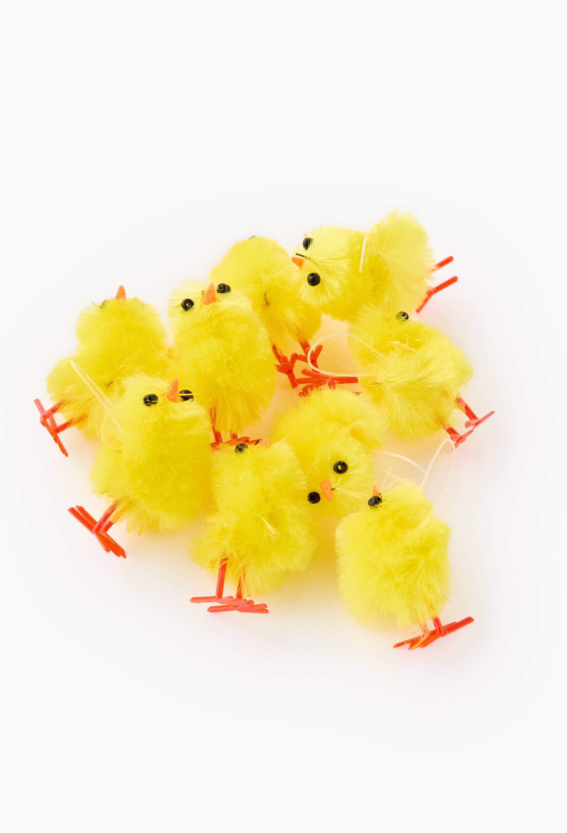 Poussins chenille de soie 2,5 cm x 12 pcs, , large image number 0