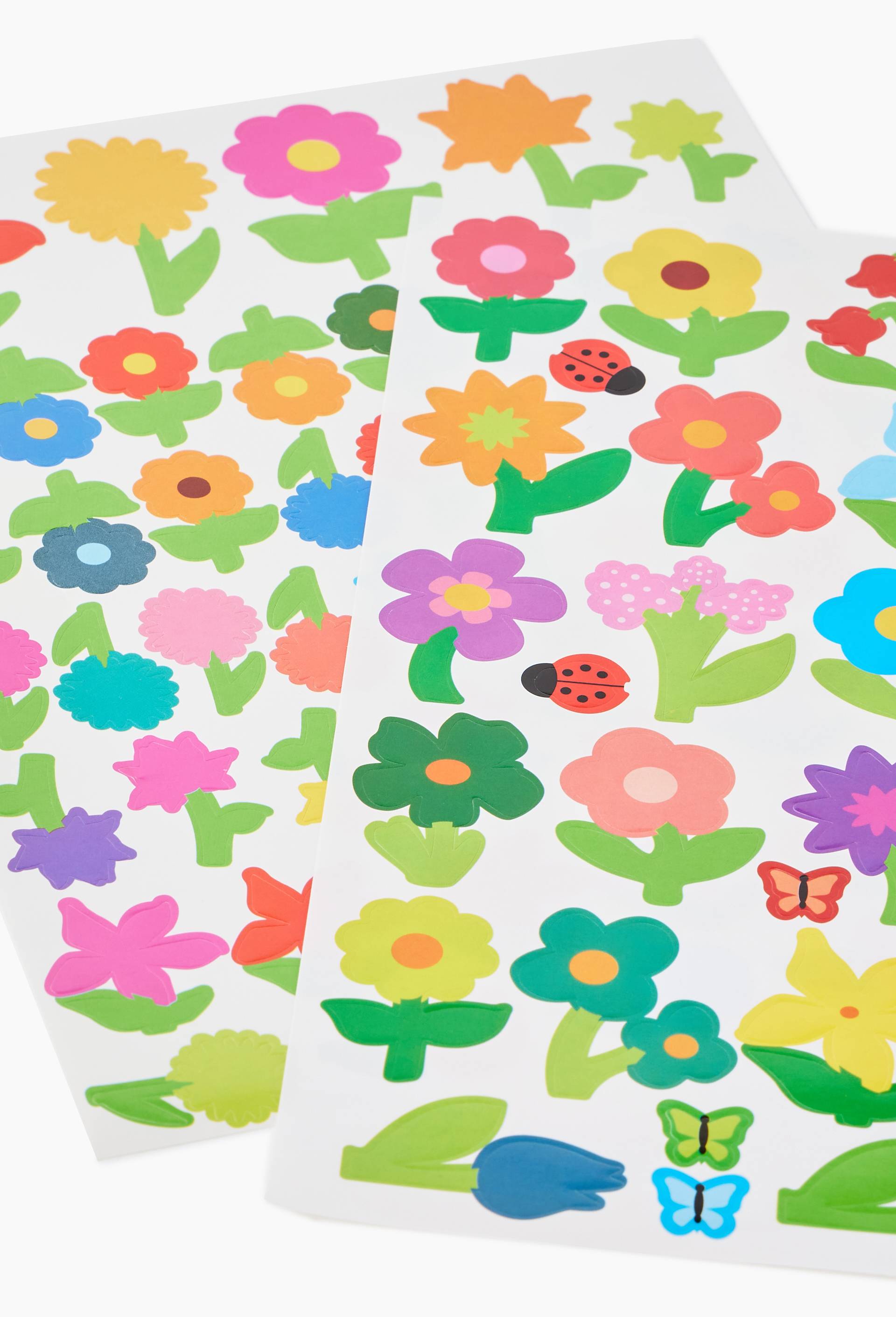 Gommettes fleurs, 1 &agrave; 4,5 cm x 87 pcs, , large image number 1.0