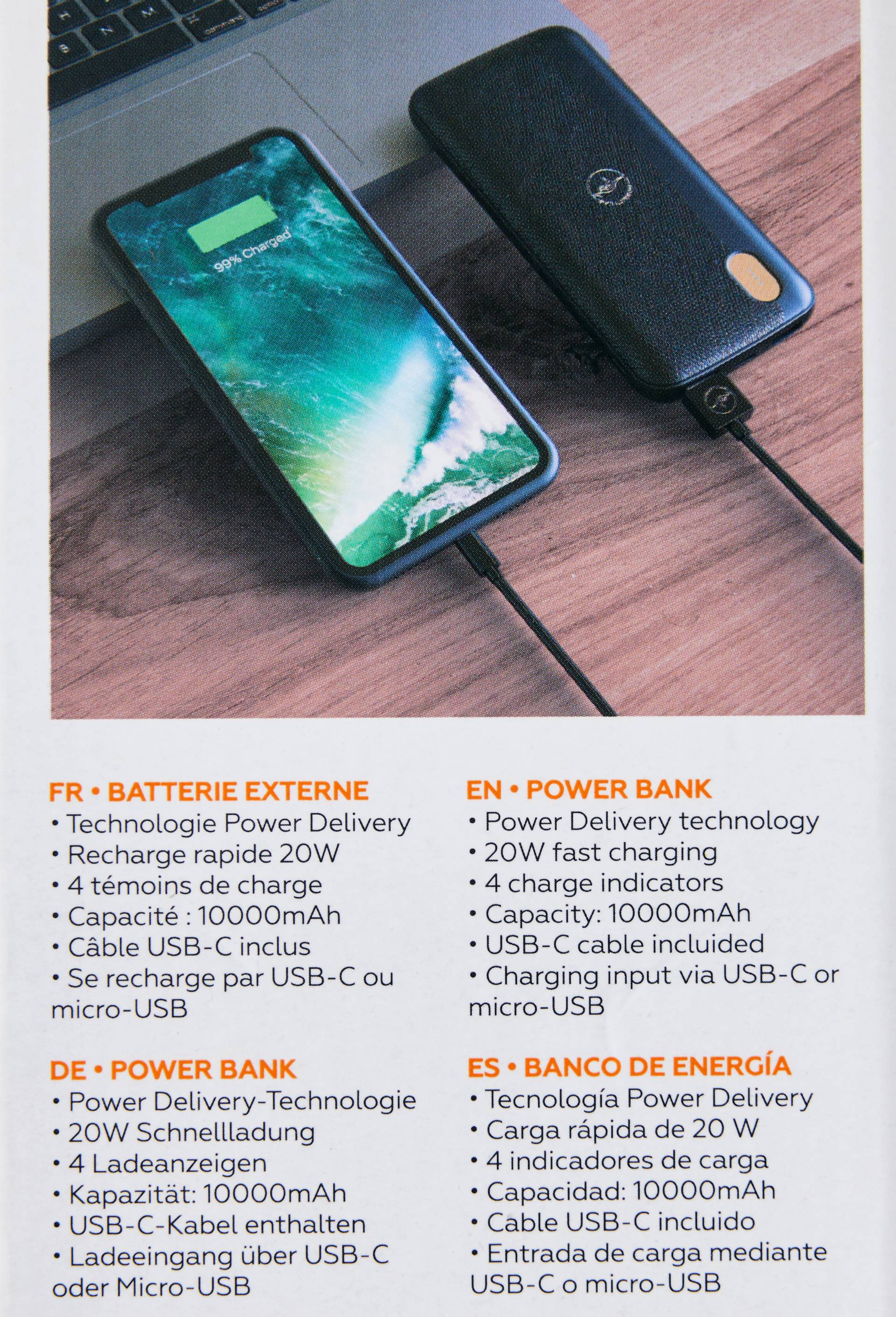 Batterie externe, 10000 mah, , large image number 1