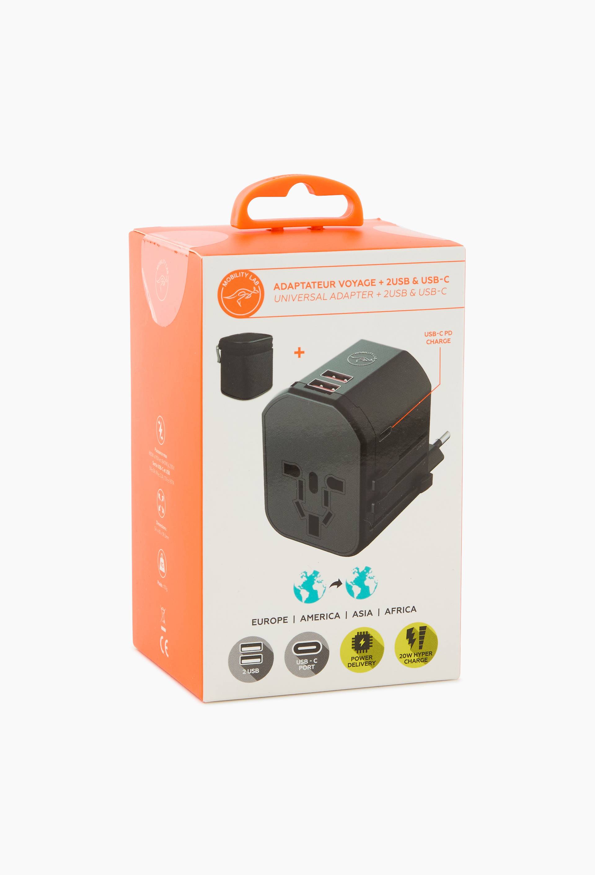 Chargeur de voyage universel, , large image number 0.0