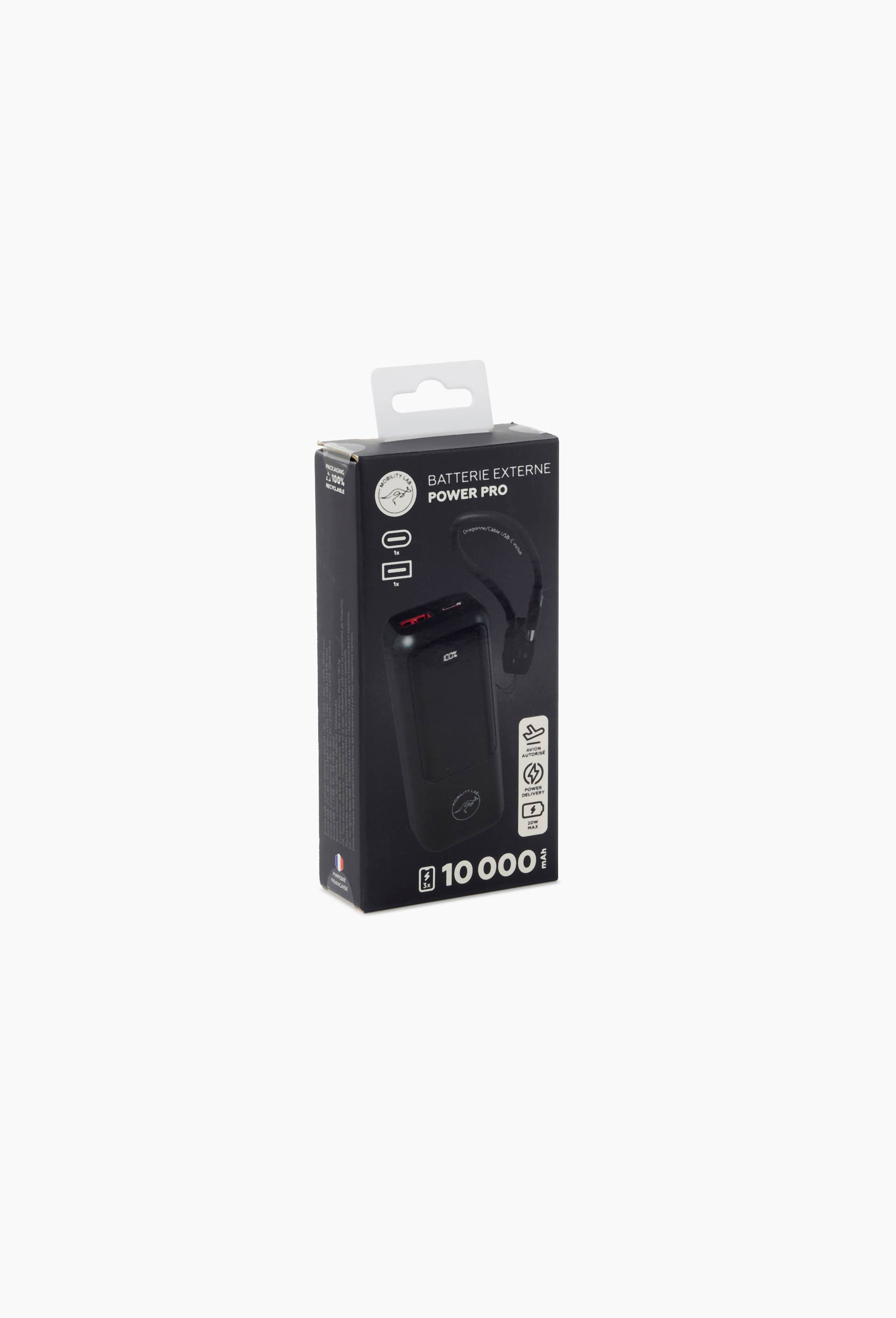 Power Pro 10-Batterie externe 10000mAh 20W- Noir, , large image number 1.0