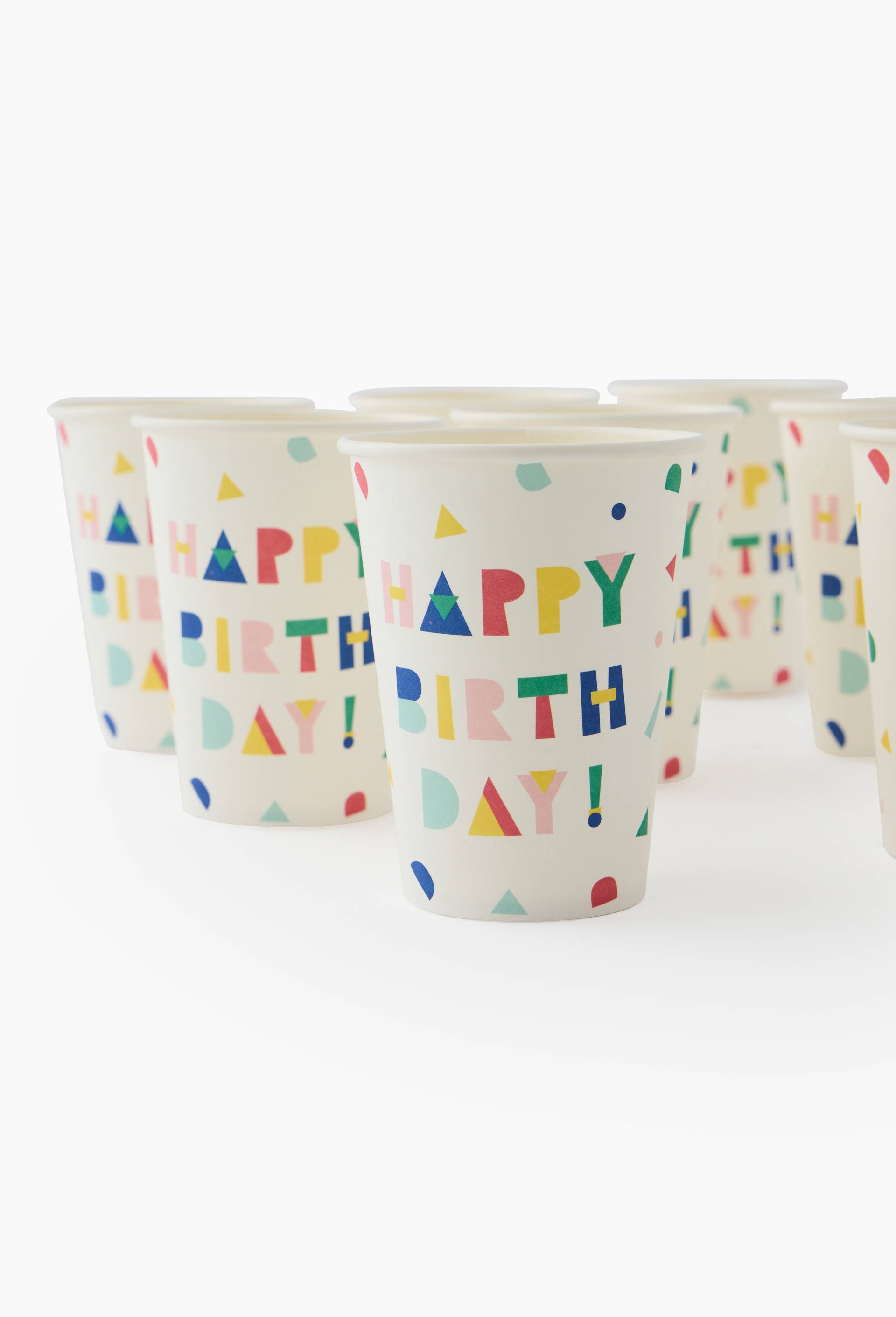 8 gobelets happy birthday, , large image number 1