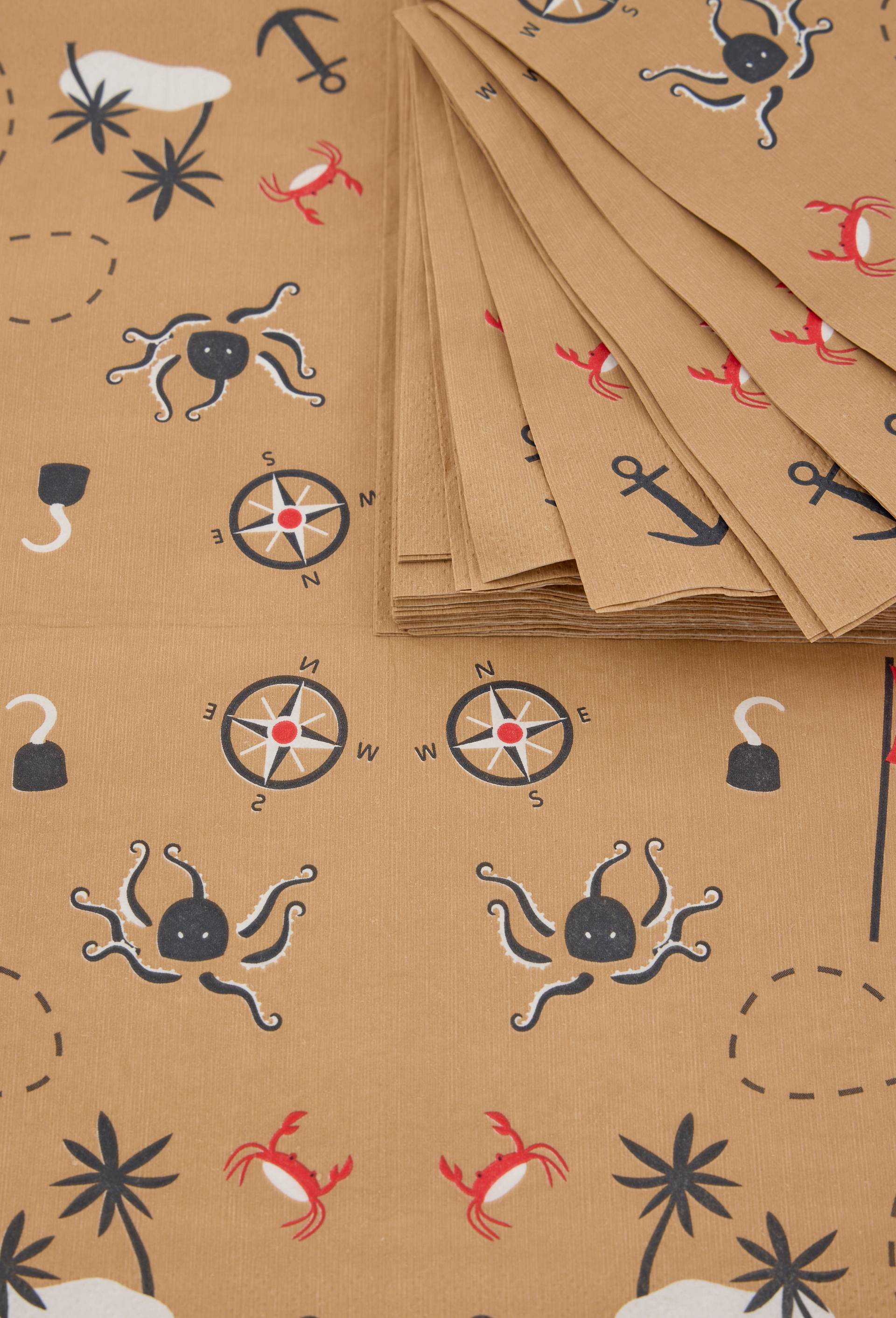 20 serviettes pirate, , large image number 1