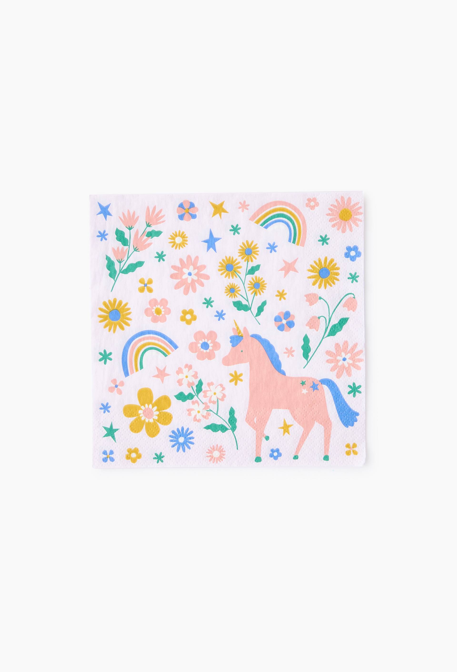 20 SERVIETTES LICORNE FEERIQUE, , large image number 0.0