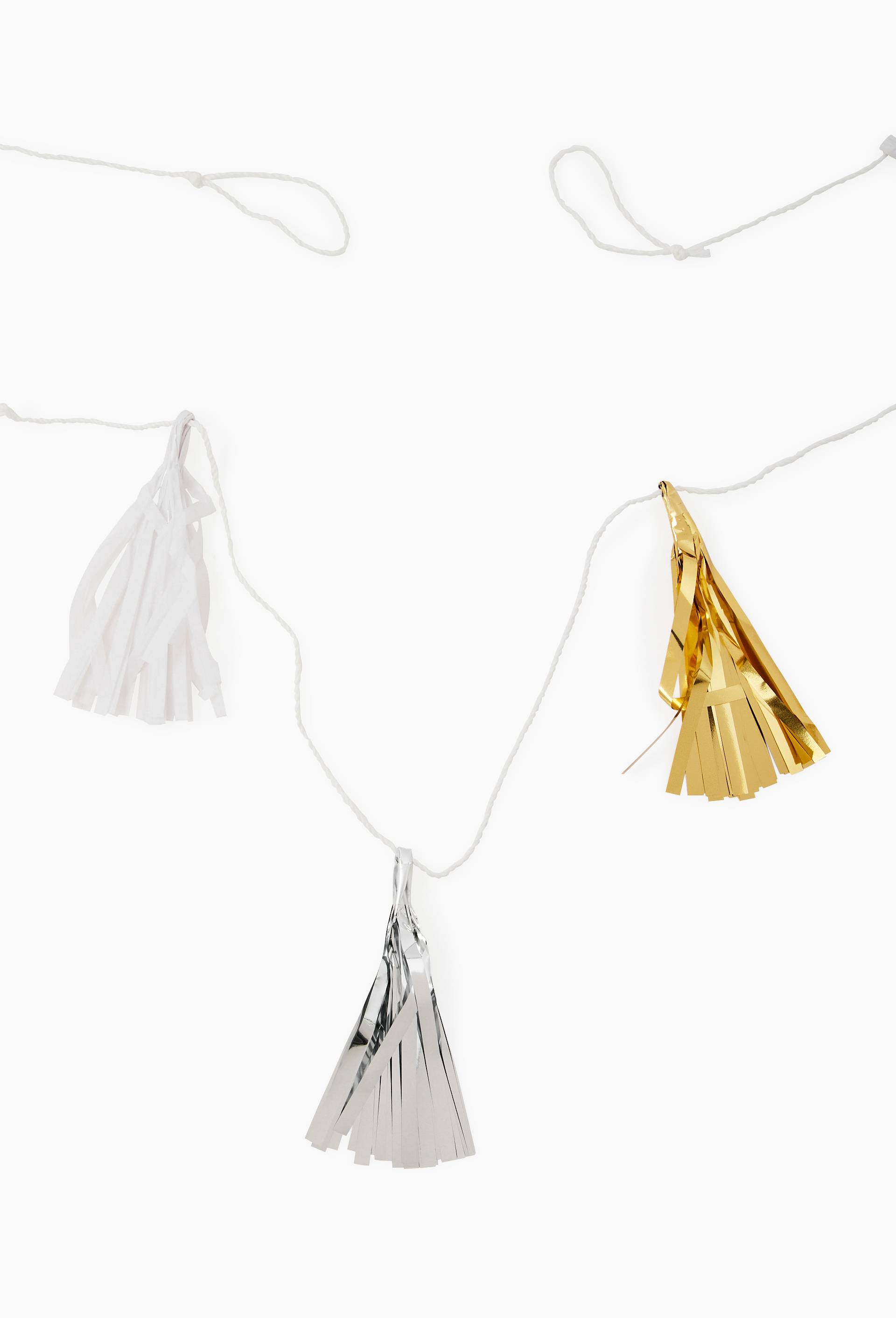Guirlande Tassel - Or, Argent, Blanc, , large image number 1