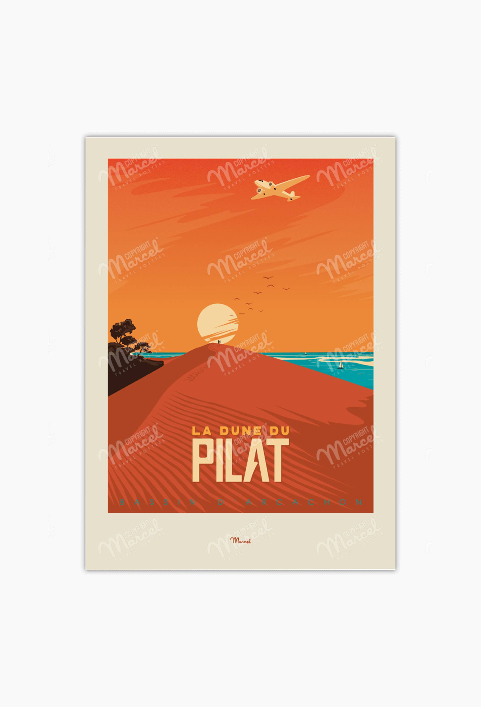 Affiches, 30x40cm - BASSIN D ARCACHON "Dune du Pilat", , large image number 0