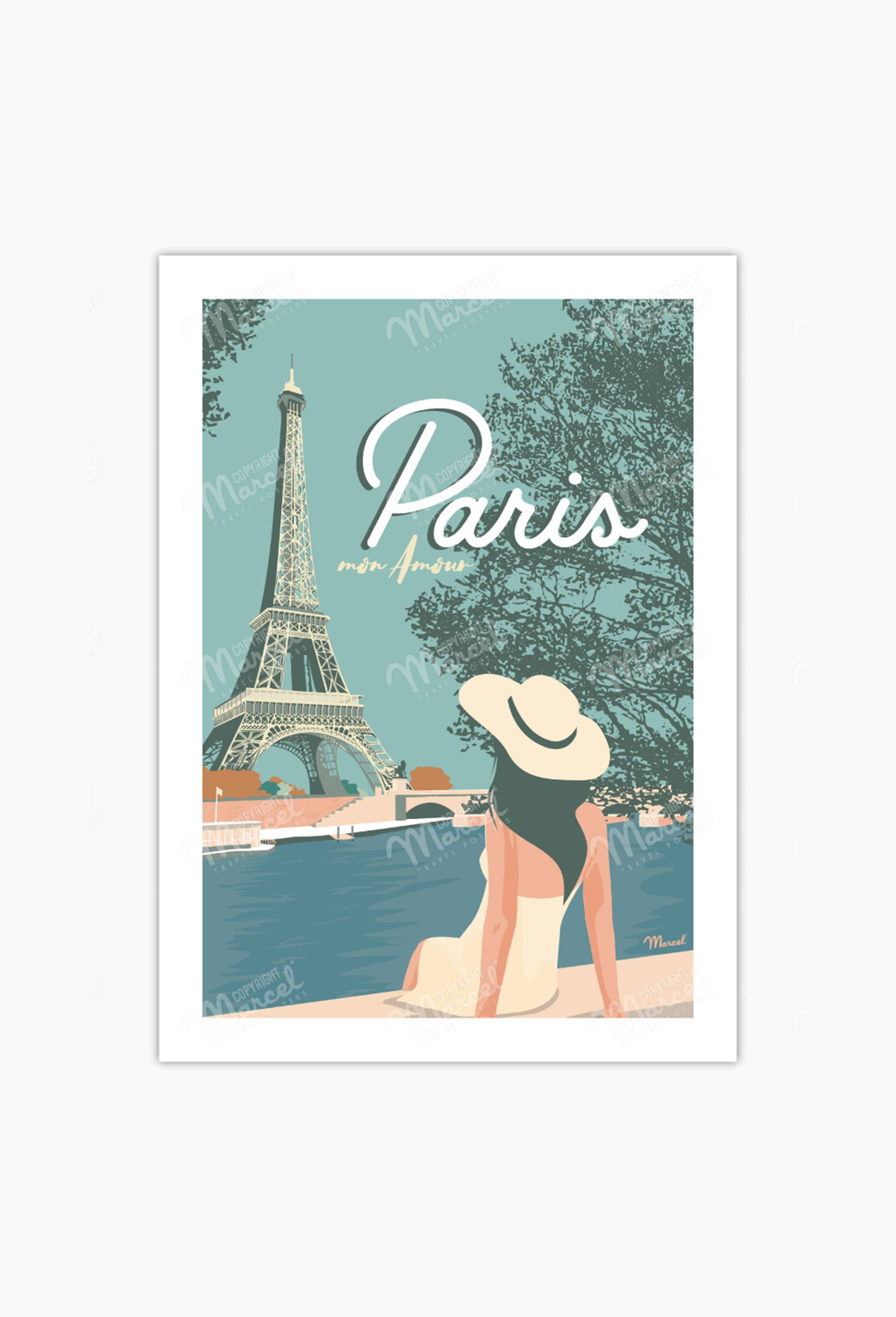 Affiches, 30x40cm - PARIS MON AMOUR, , large image number 0.0