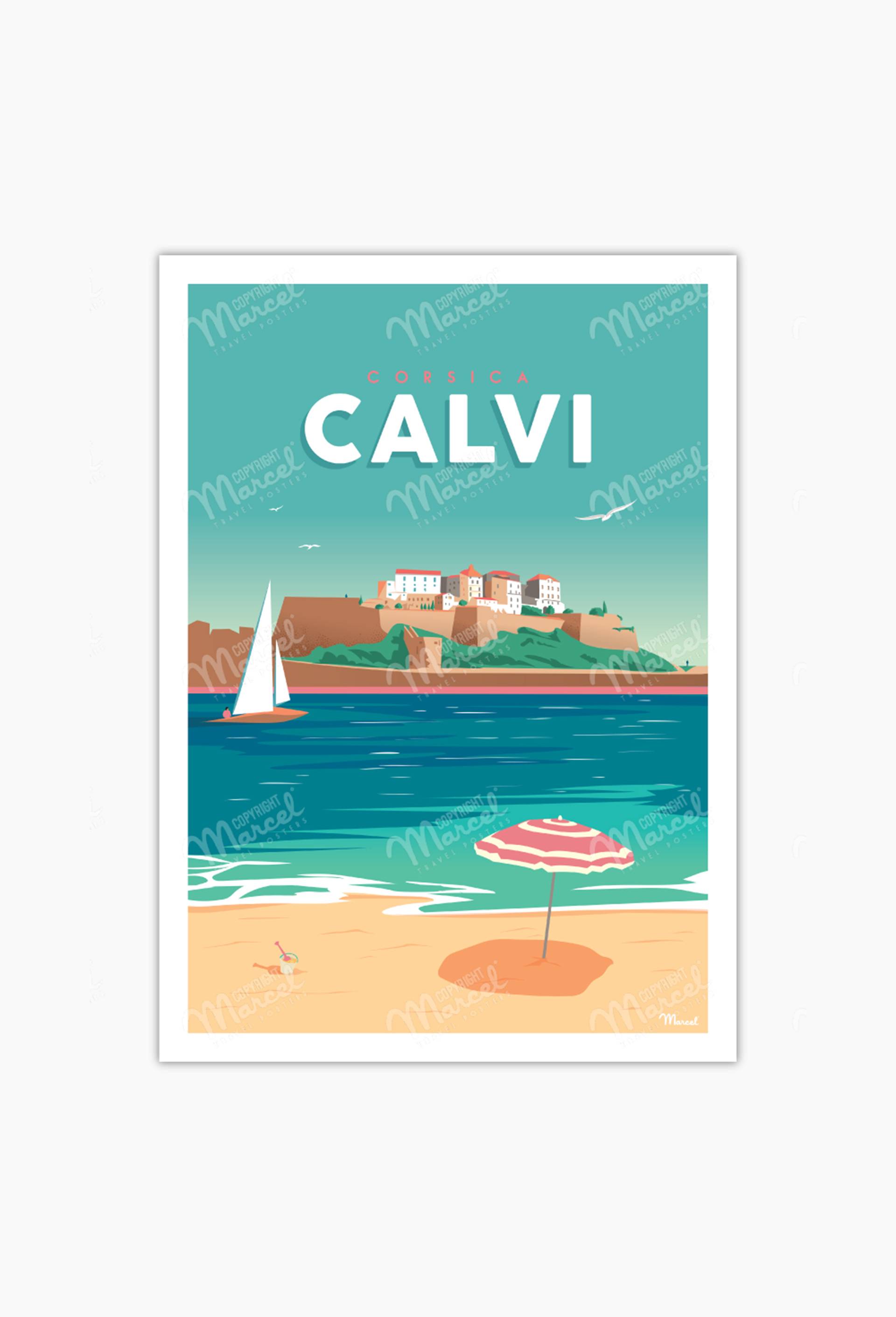 Affiches, 30x40cm - CALVI, , large image number 0