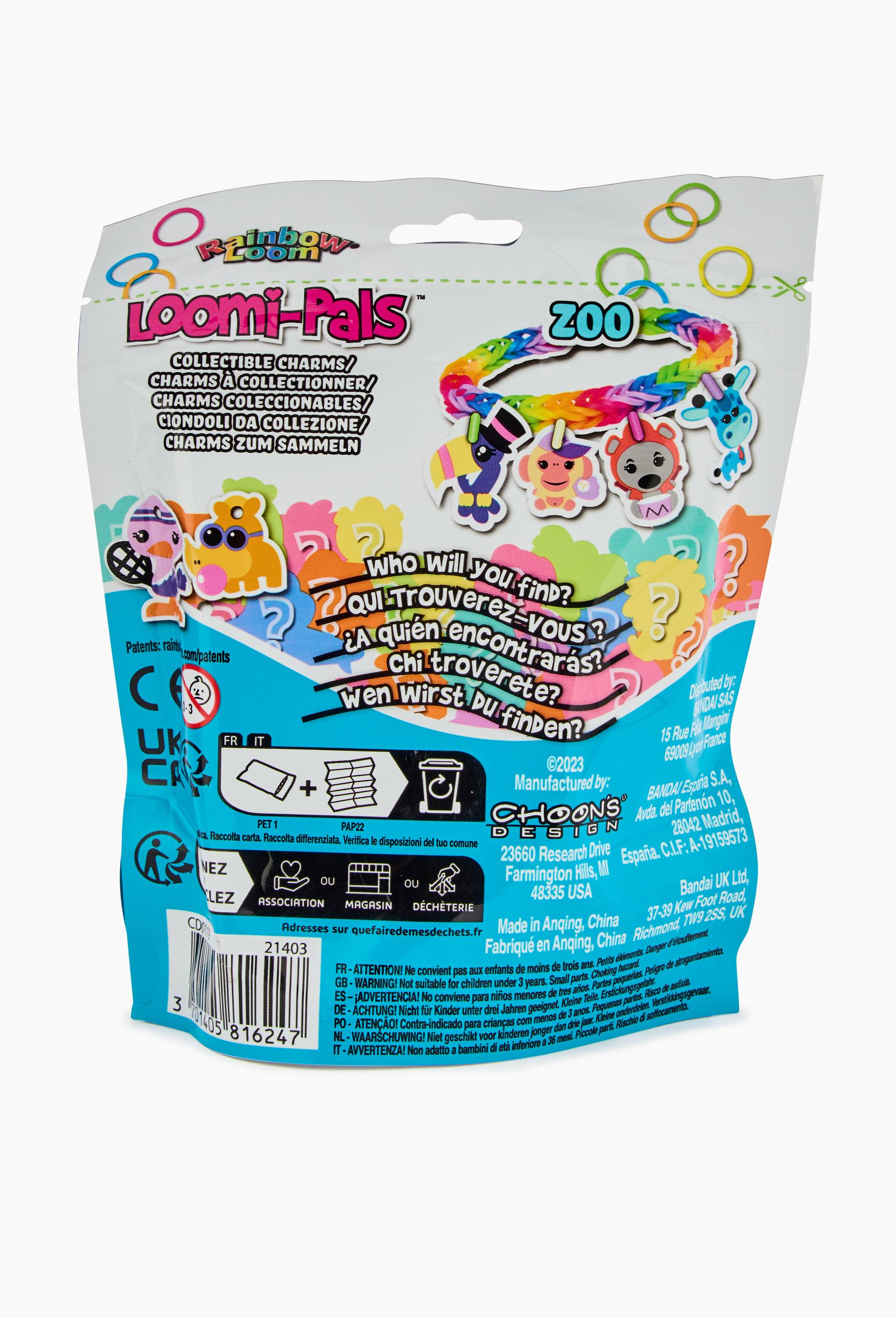Bracelets rainbow Loom Loomi, , large image number 1
